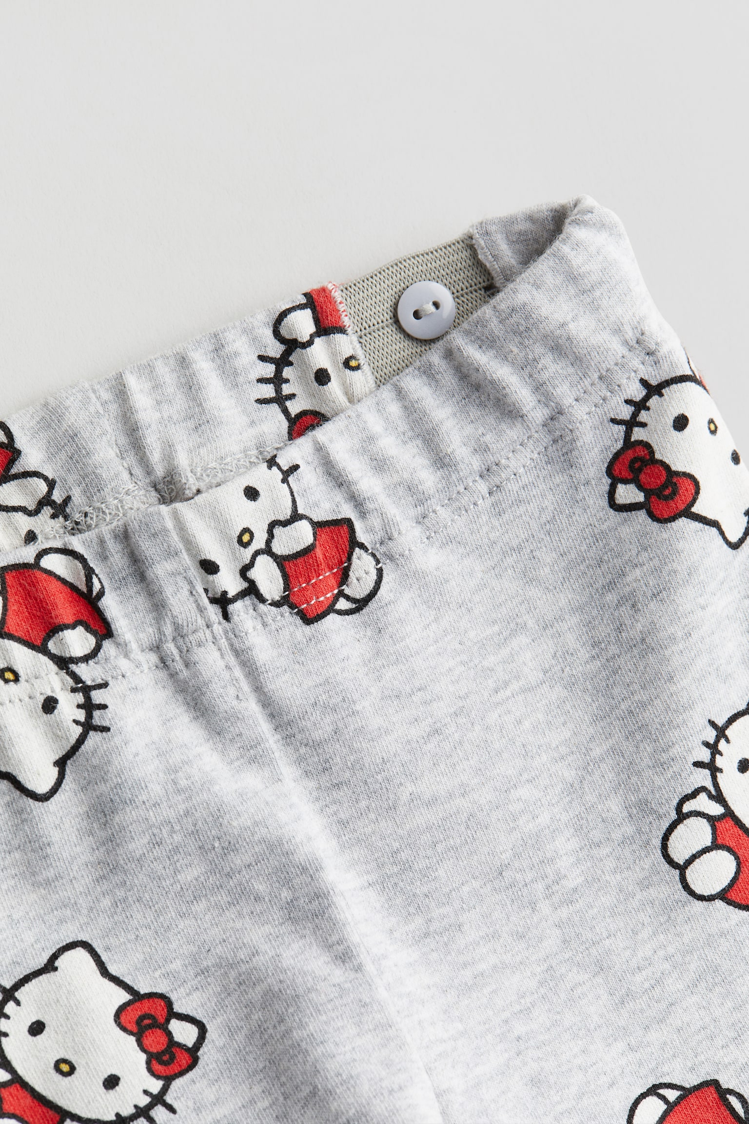 2-piece Print Cotton Set - White/Hello Kitty/Light grey marle/Snoopy/Cream/Keith Haring/Light pink/SmileyWorld®/Natural white/Minnie Mouse/Light beige/Minnie Mouse - 2