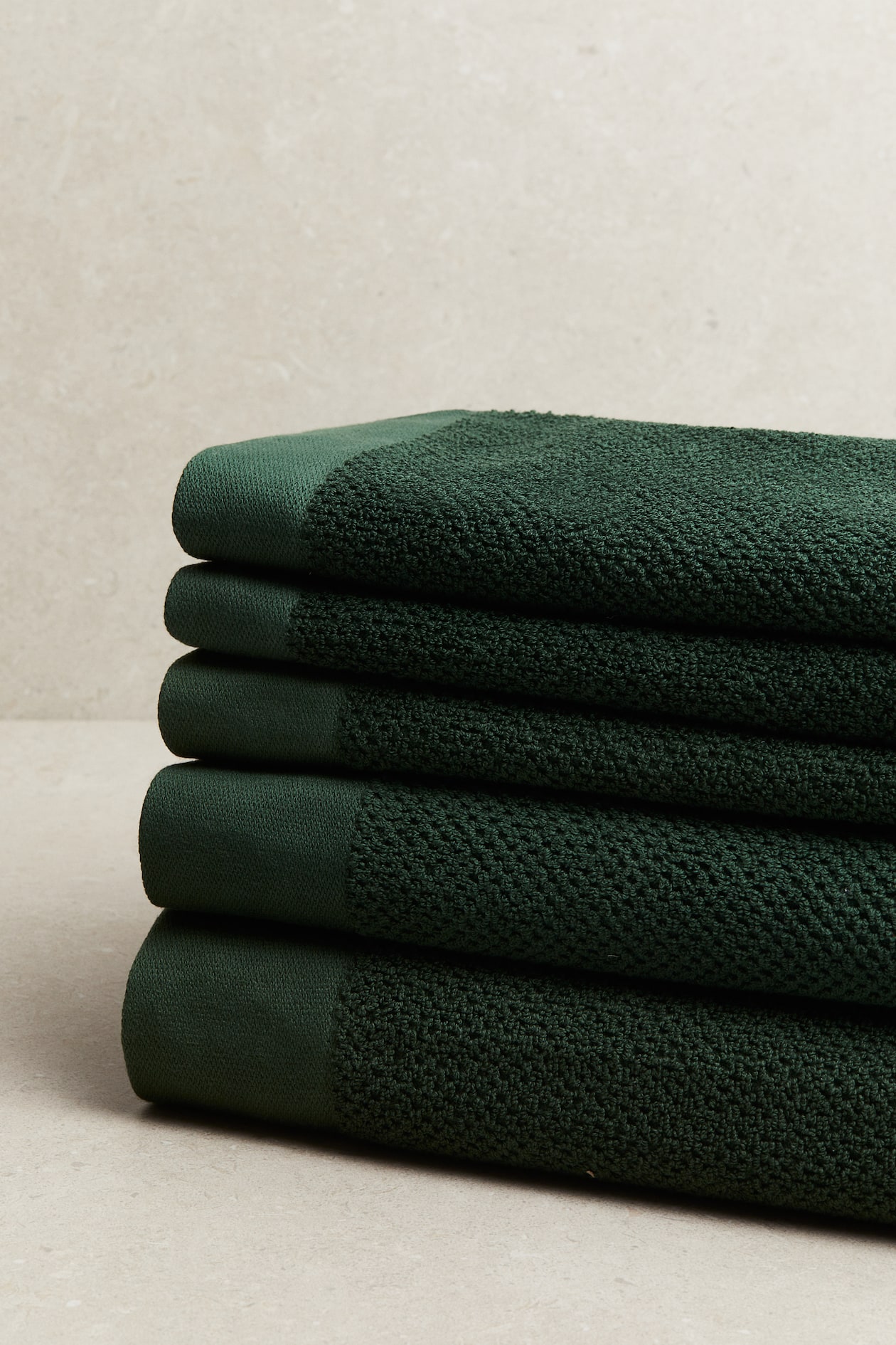 100% Cotton  Dark Green Bath Towel main image 0