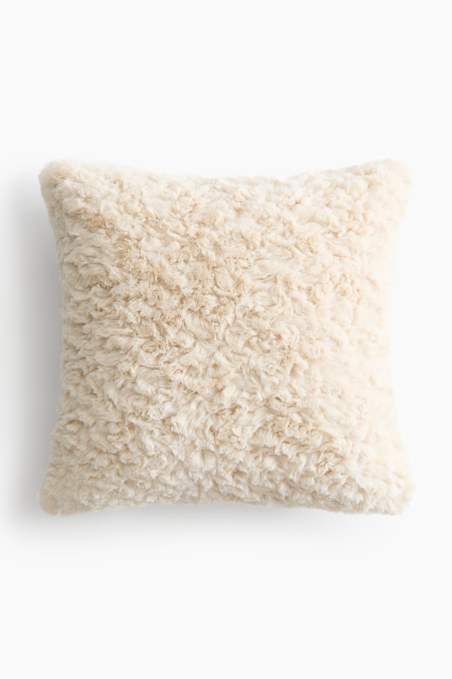 Fluffy Cushion Cover - Cream - 1