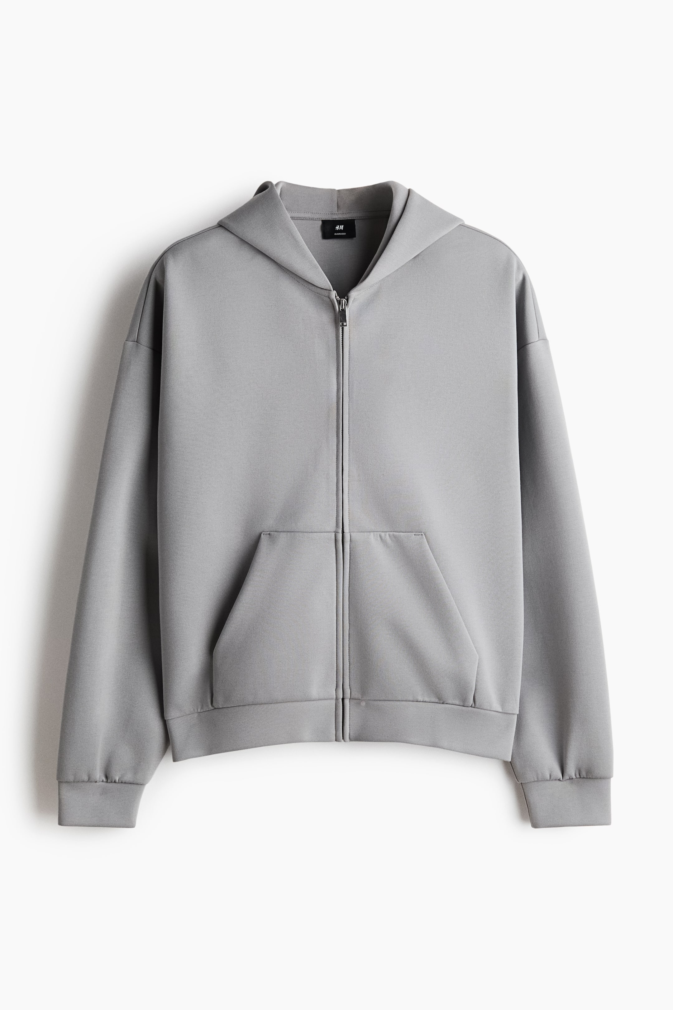 Oversized Interlock Hooded Jacket