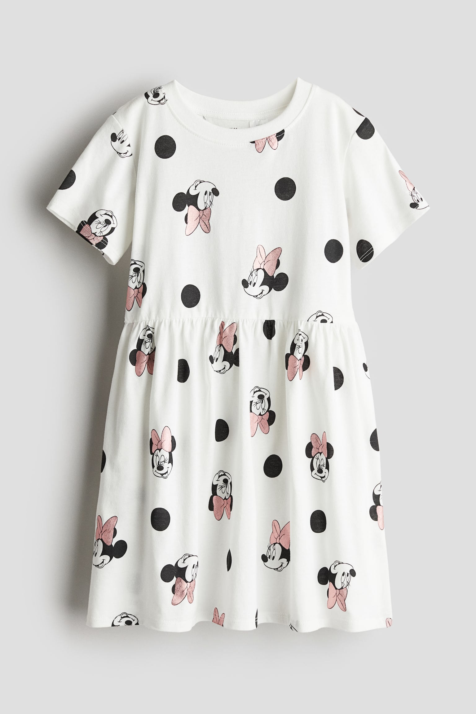 Vestido de punto con diseño - Blanco/Minnie Mouse/Rosa claro/Barbie/Blanco/Squishmallows/Lila/Lilo & Stitch - 1