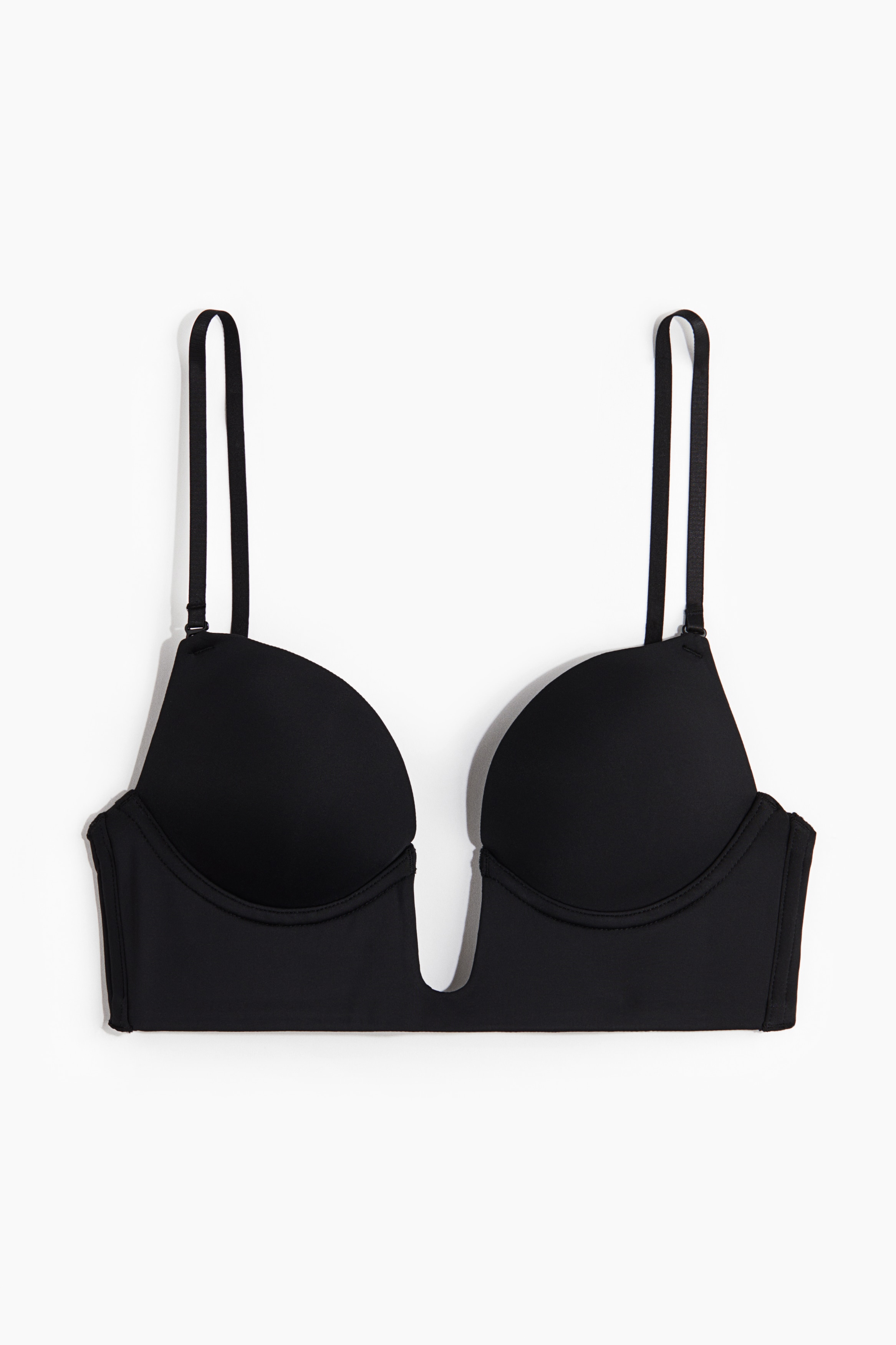 Microfibre push-up multiway bra - Black/Beige