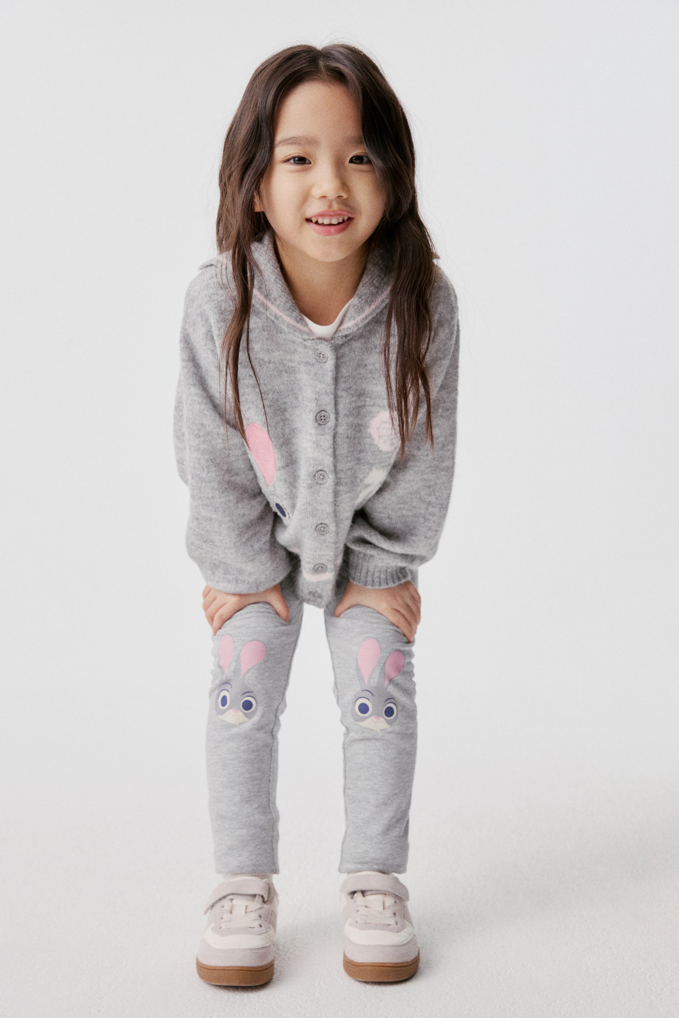 拡大画像を表示: ディテールカーディガン - ライトグレー／ズートピア - Kids | H&M JP 2