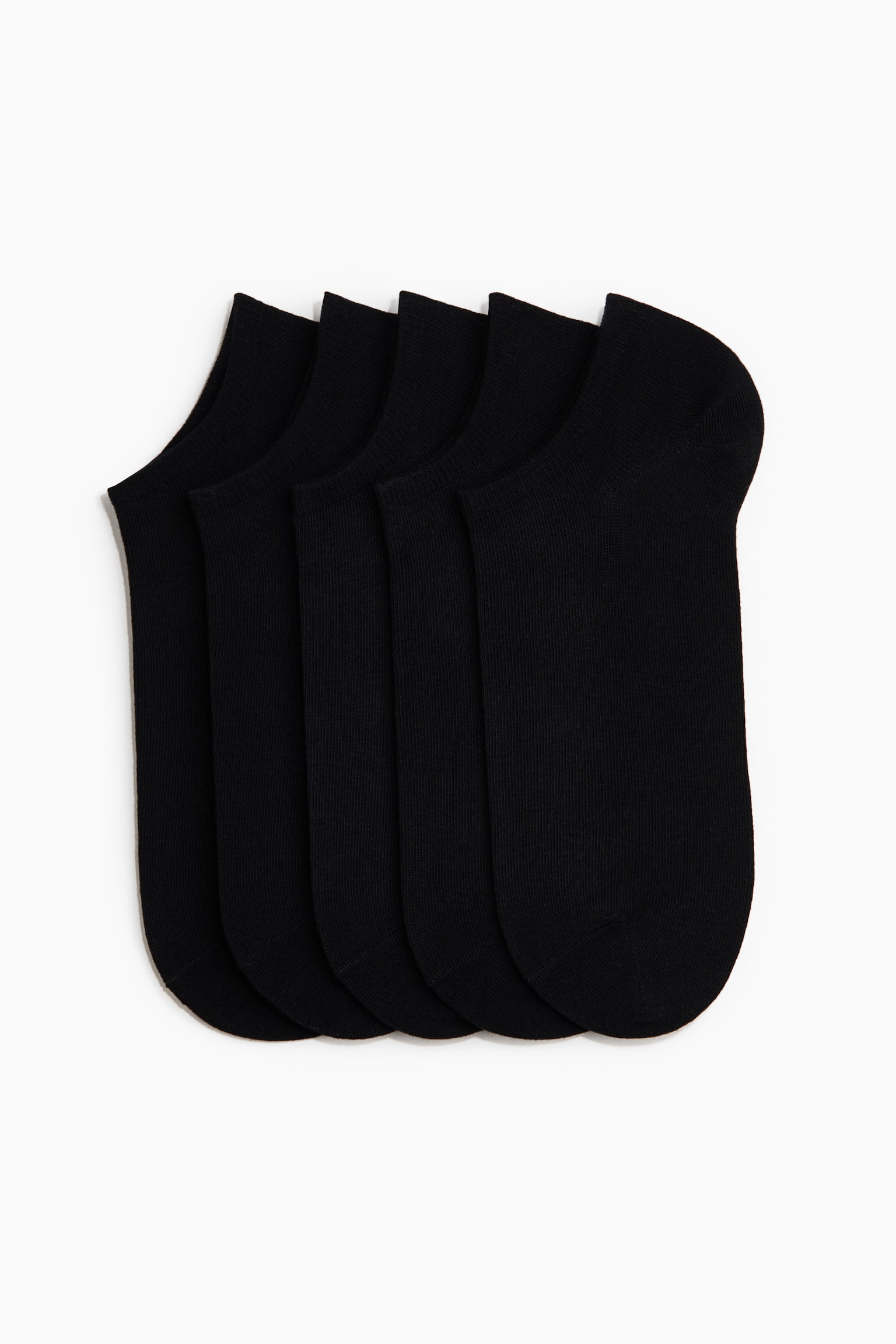 Мужские носки H&M с Lycra, 5 пар, цвет: Чёрный — фото 1