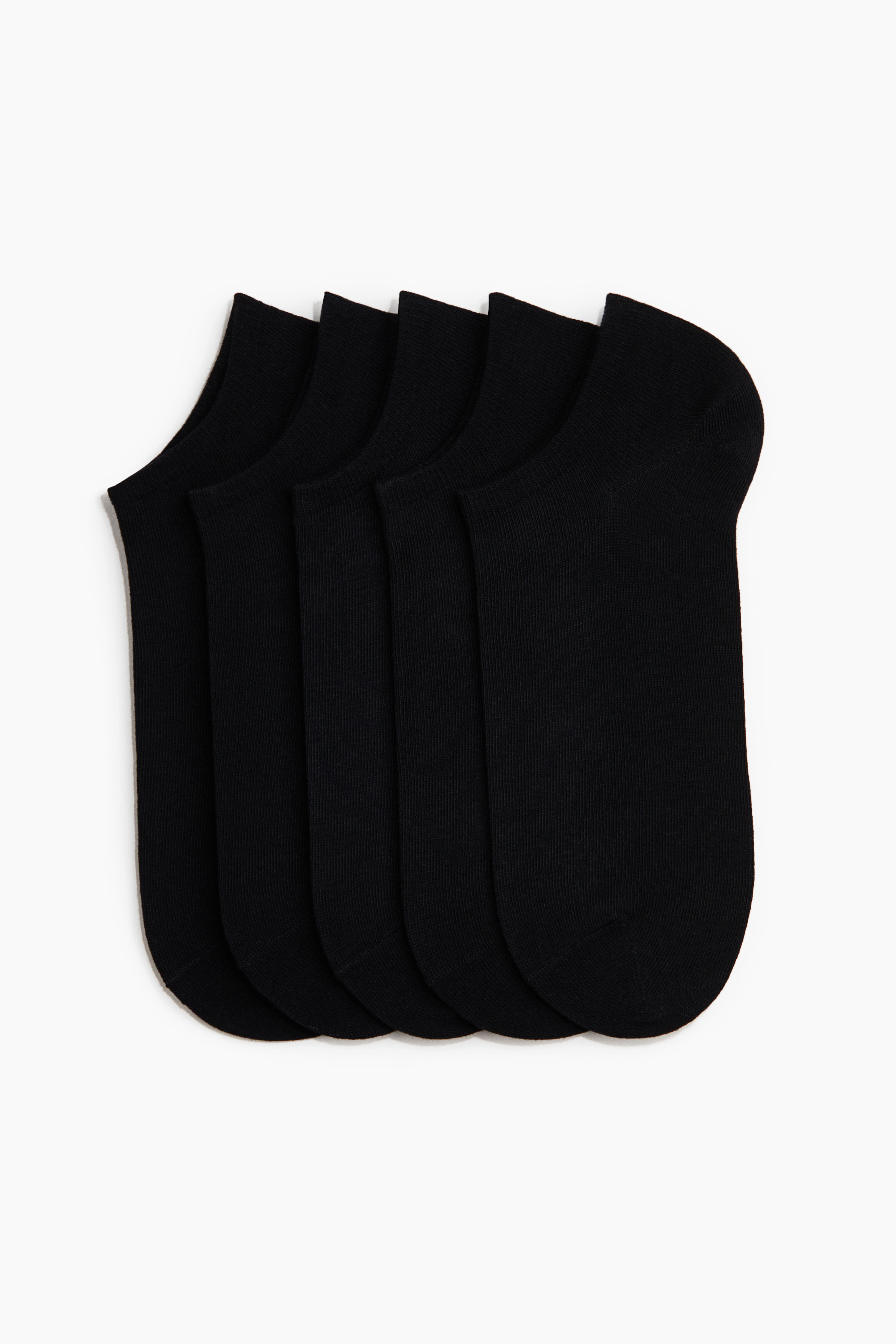 Lot de 5 paires chaussettes invisibles Lycra🅫