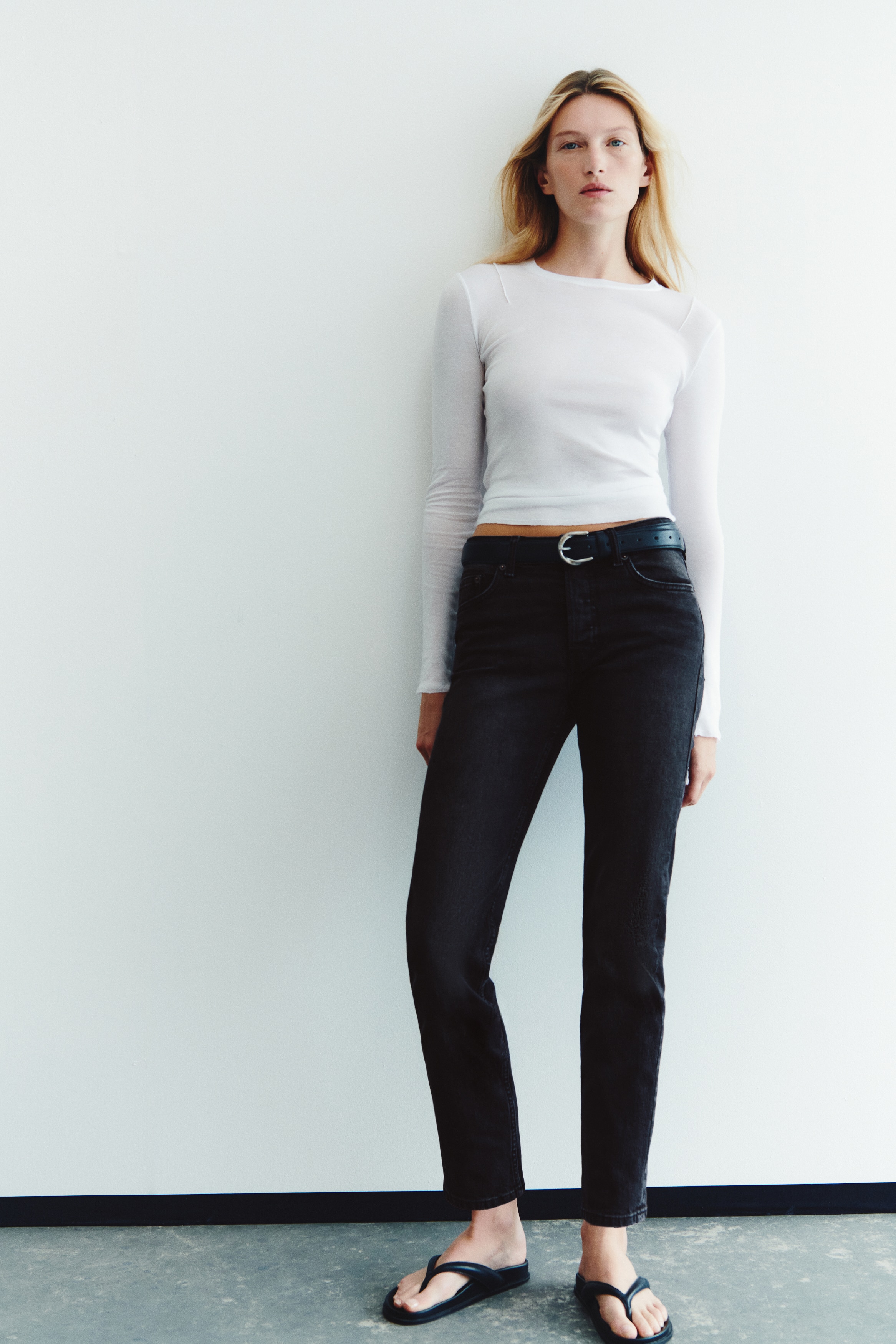 Straight Regular Waist Jeans - Denim black/Dark denim blue/Denim blue/Denim blue