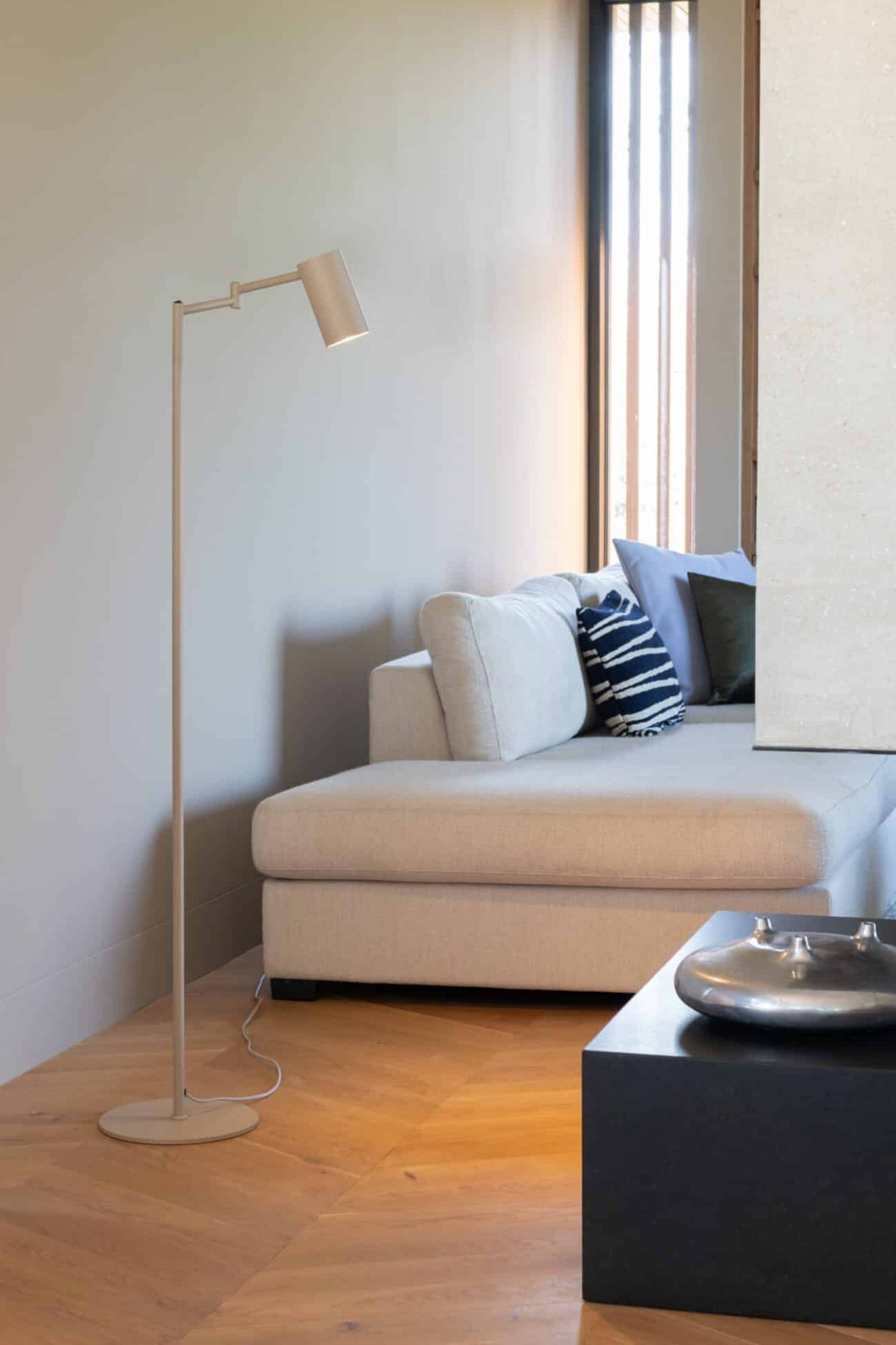 Bilbao Vloerlamp - Beige/Bordeaux