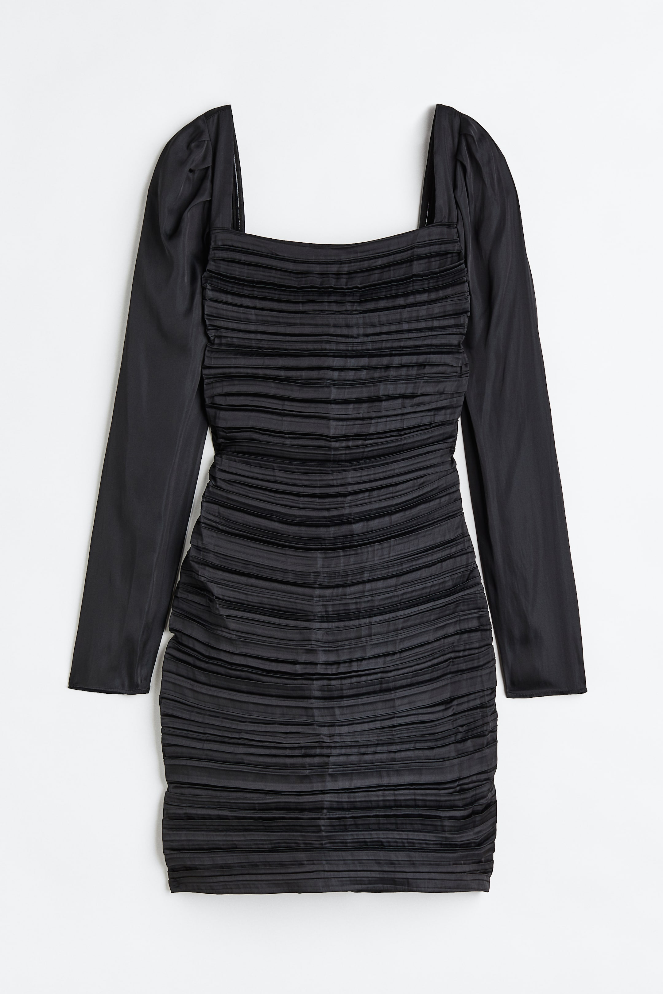 Pleated Bodycon Dress