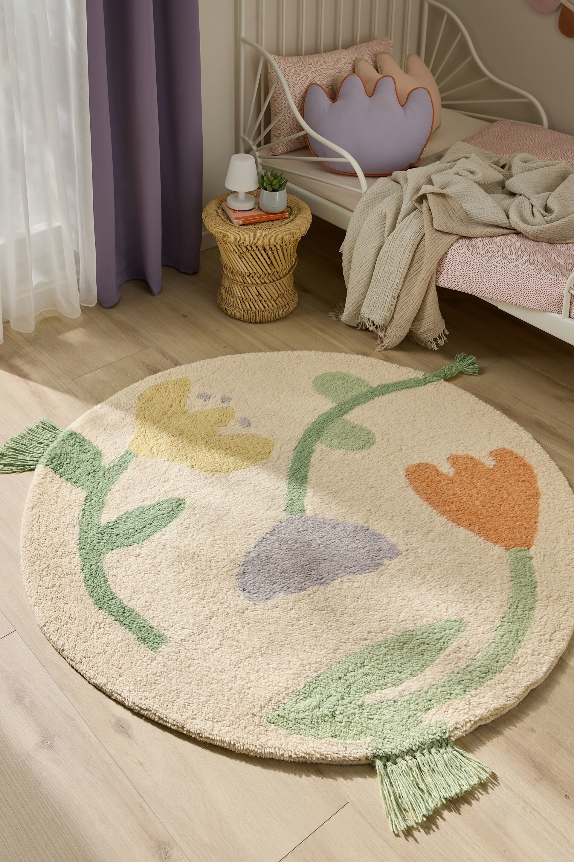 Børnetæppe Fleur - Flerfarvet