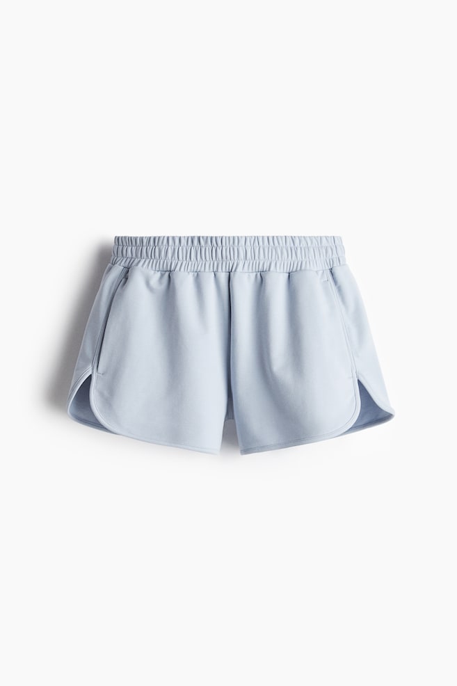 Sports shorts - Light blue/White/Light yellow - 1