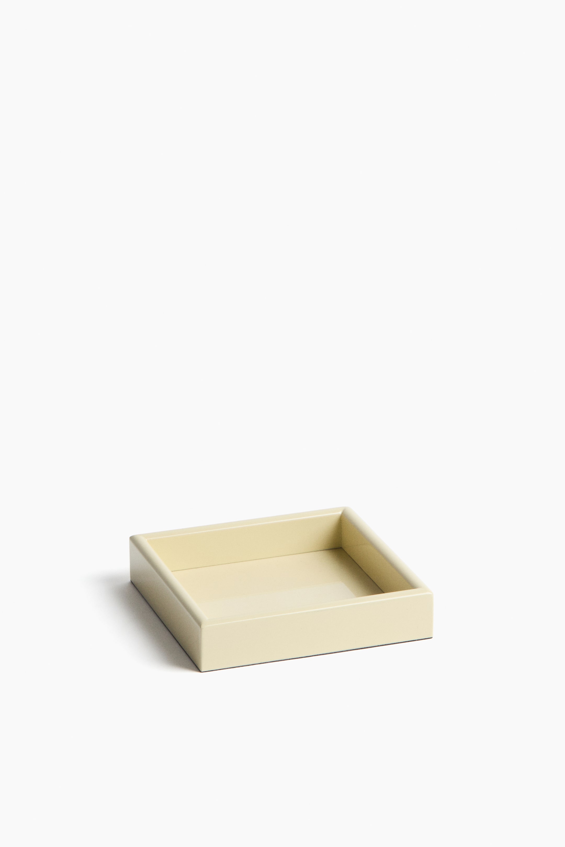 View larger image: Square tray - Light yellow - Home All | H&M IE 1