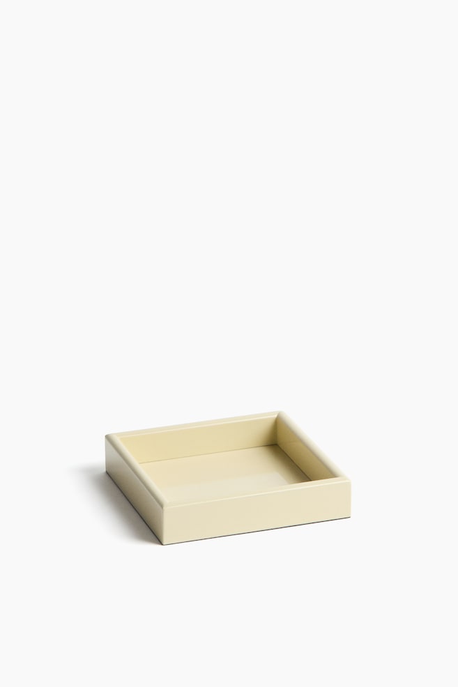 Square tray - Light yellow/Pink - 1