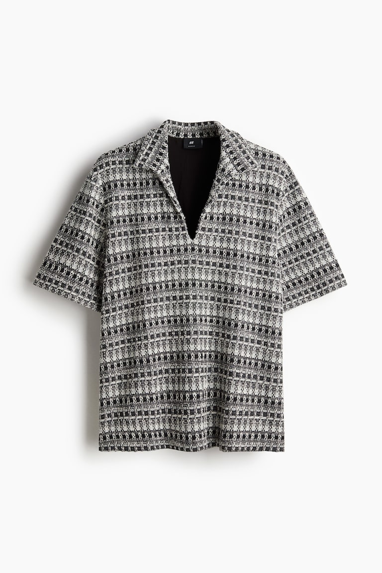 Polo majica od tvida Loose Fit
