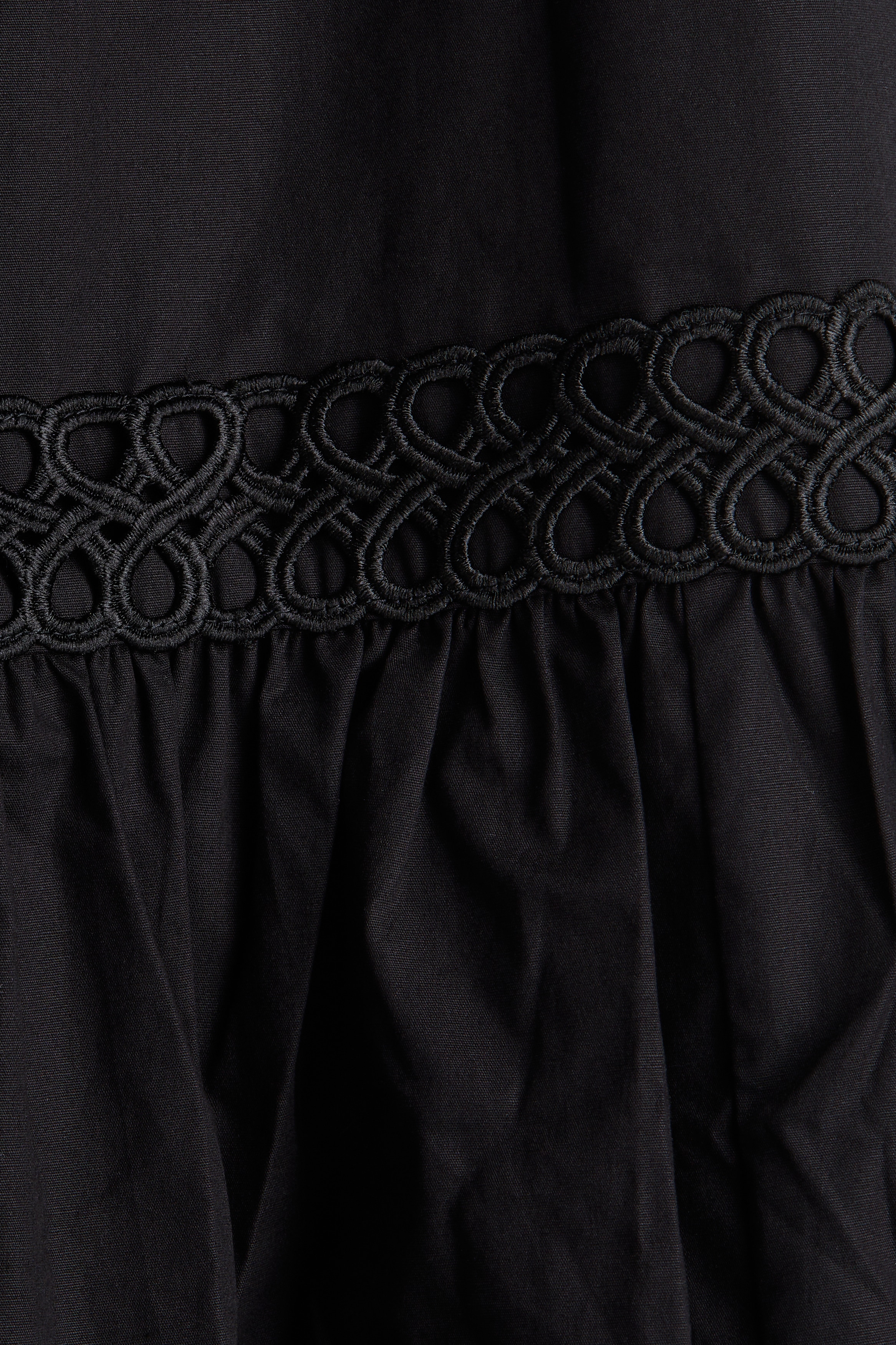 h&m black tunic dress Black Latin Roses 3d Flower One-Shoulder Draped Maxi Dress