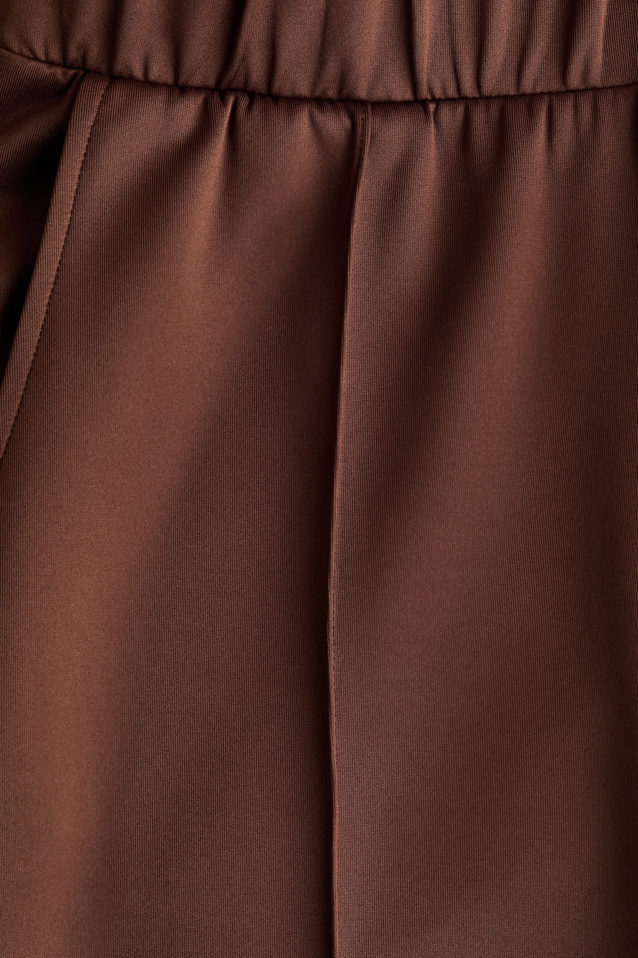 Pantalon à taille élastique avec plis