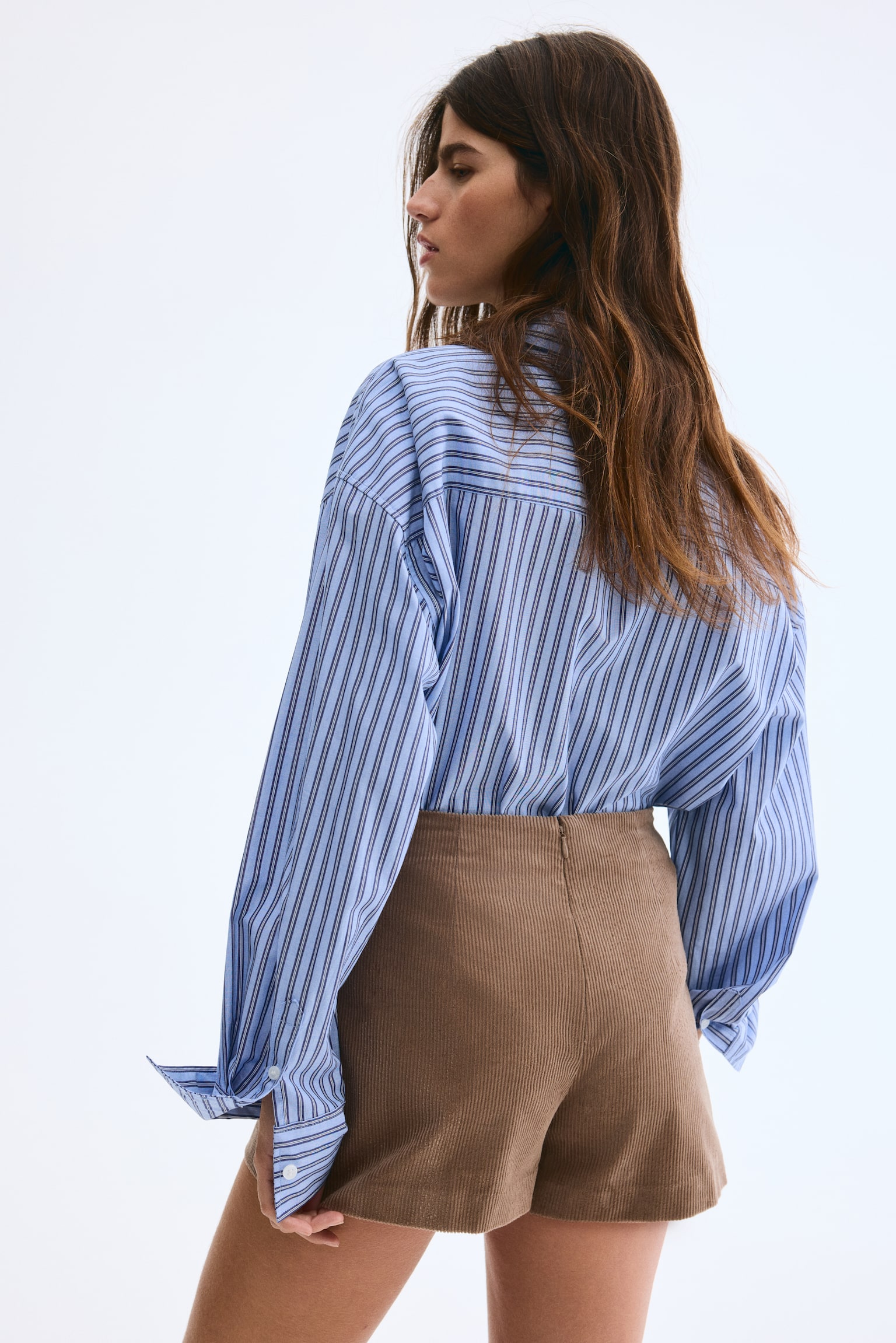 Quần short giả váy quấn - Màu be khói/Màu đỏ đậm/Màu đen - 5