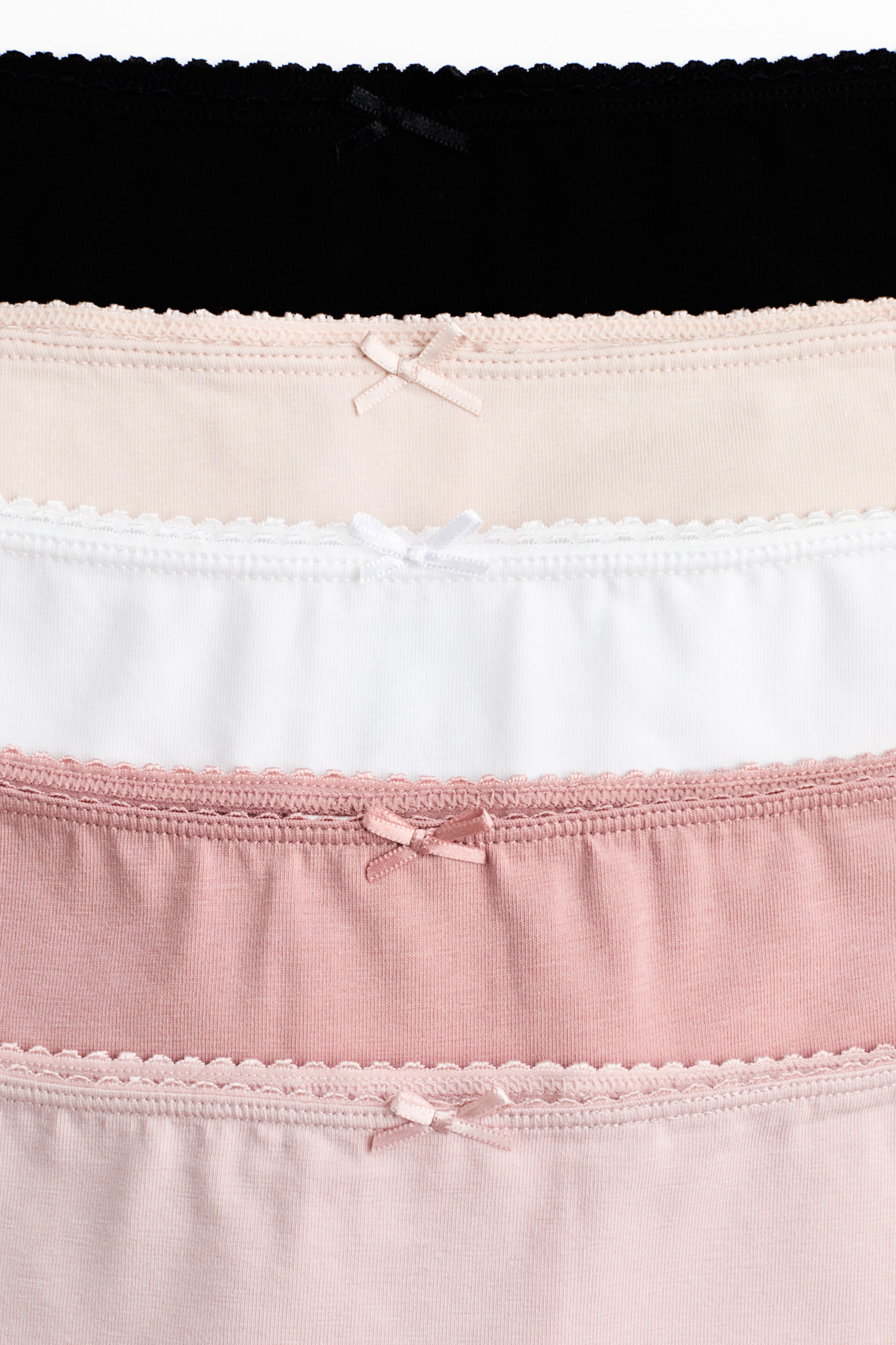 View larger image: 5-pack Brazilian Briefs - Pink/white/black - Ladies | H&M US 3
