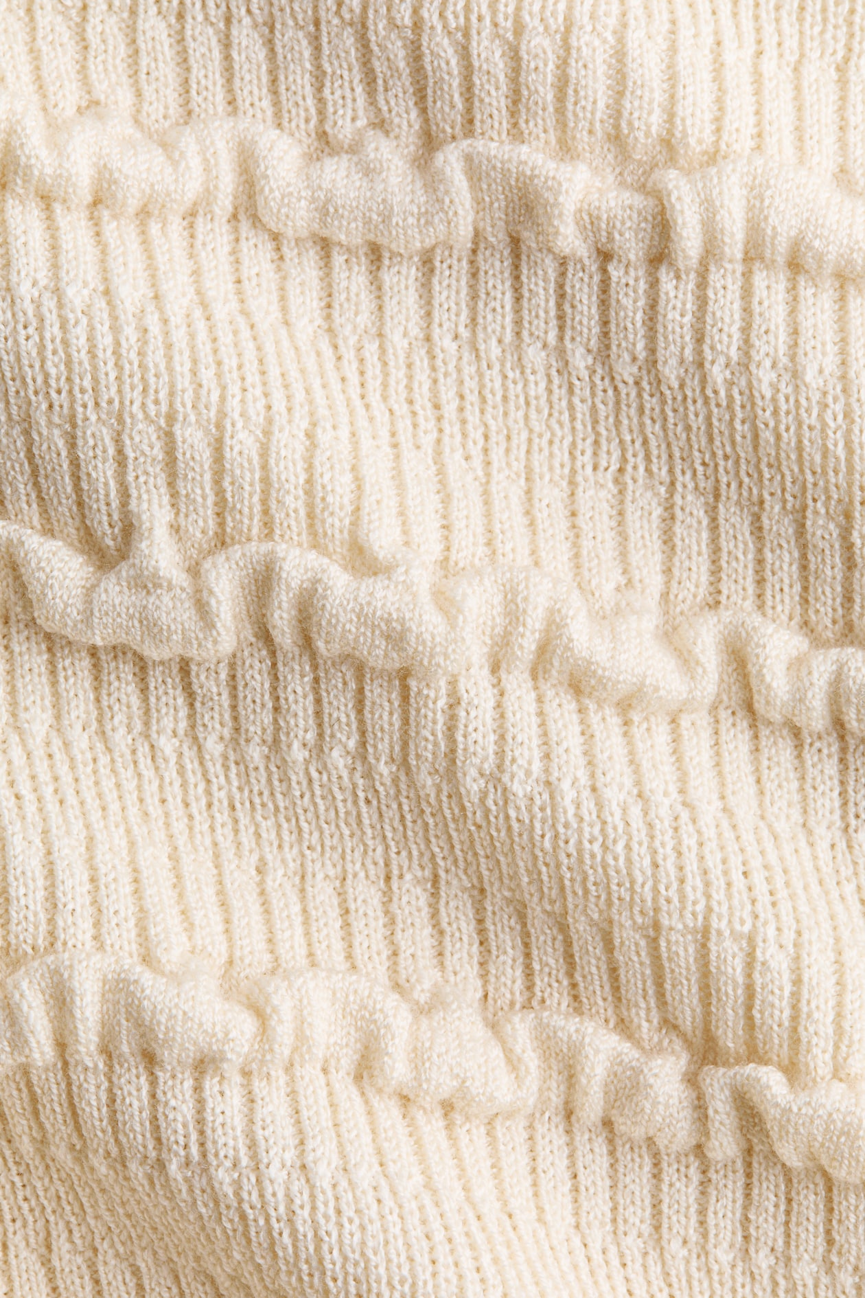 Ruffle-Trimmed Knit Top - image 2