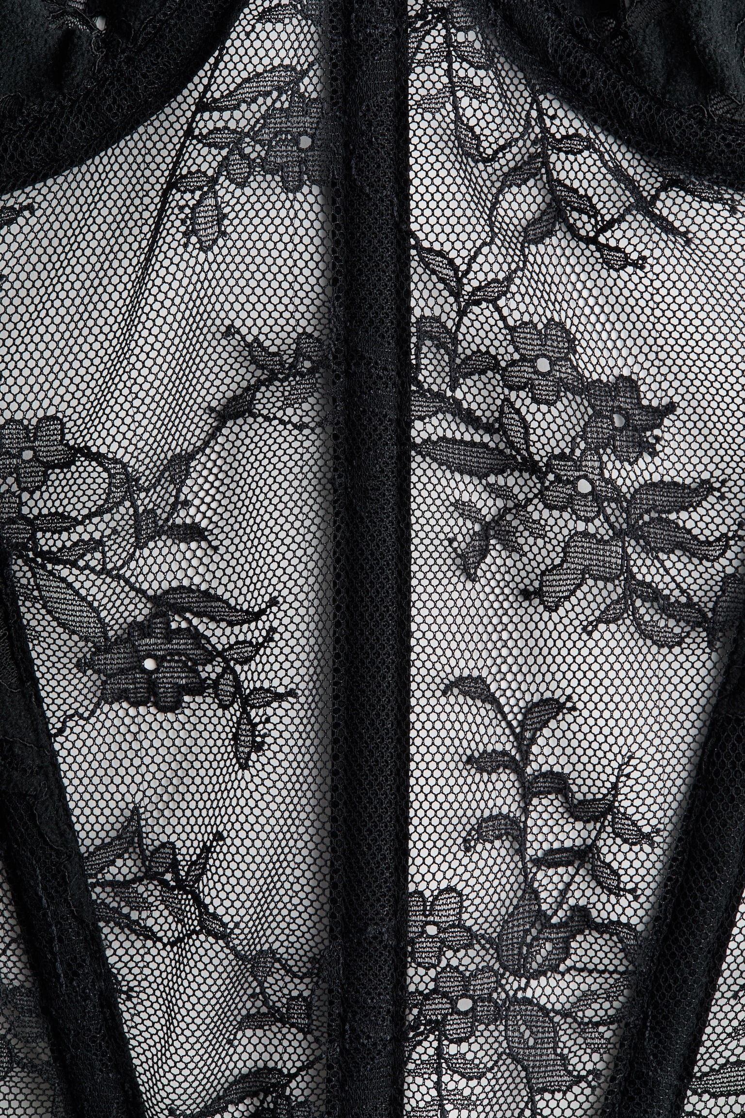 Lace bustier - Čierna - 3