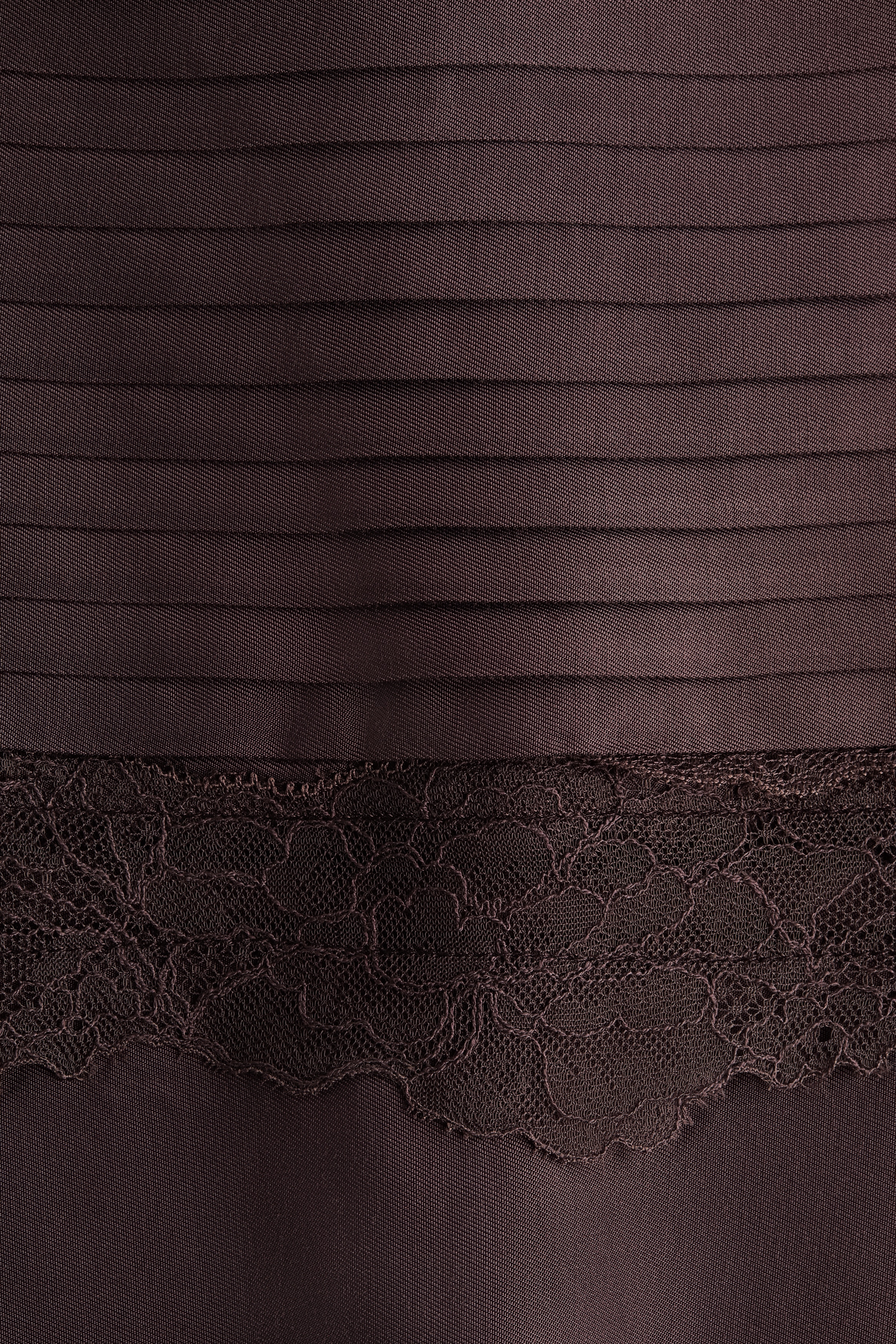 Lace-trimmed strappy top