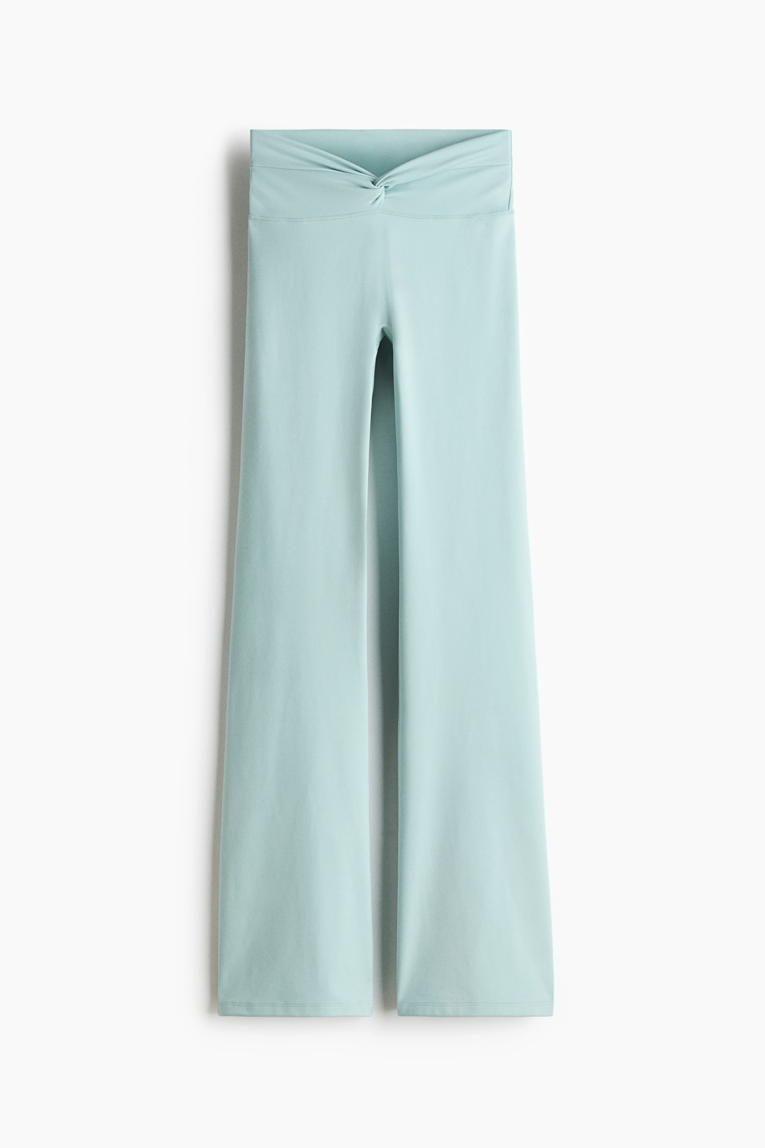 מכנסי טייץ יוגה מתרחבים SoftMove™‎ - כחול אמזונייט/שחור/כמהין בהיר - 2