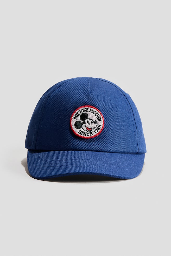 Cotton Cap - Bright blue/Mickey Mouse/Light beige/Mickey Mouse/Beige/Mickey Mouse/Cream/Hello Kitty/Pink/Hello Kitty/Light brown/Snoopy/Dusty blue/Bluey - 1