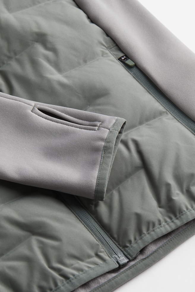 ThermoMove™ Hybrid jacket - Grey/Khaki green/Black - 7