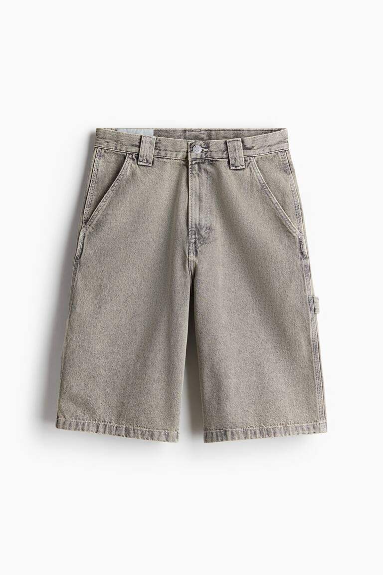 Baggy Denim carpenter shorts