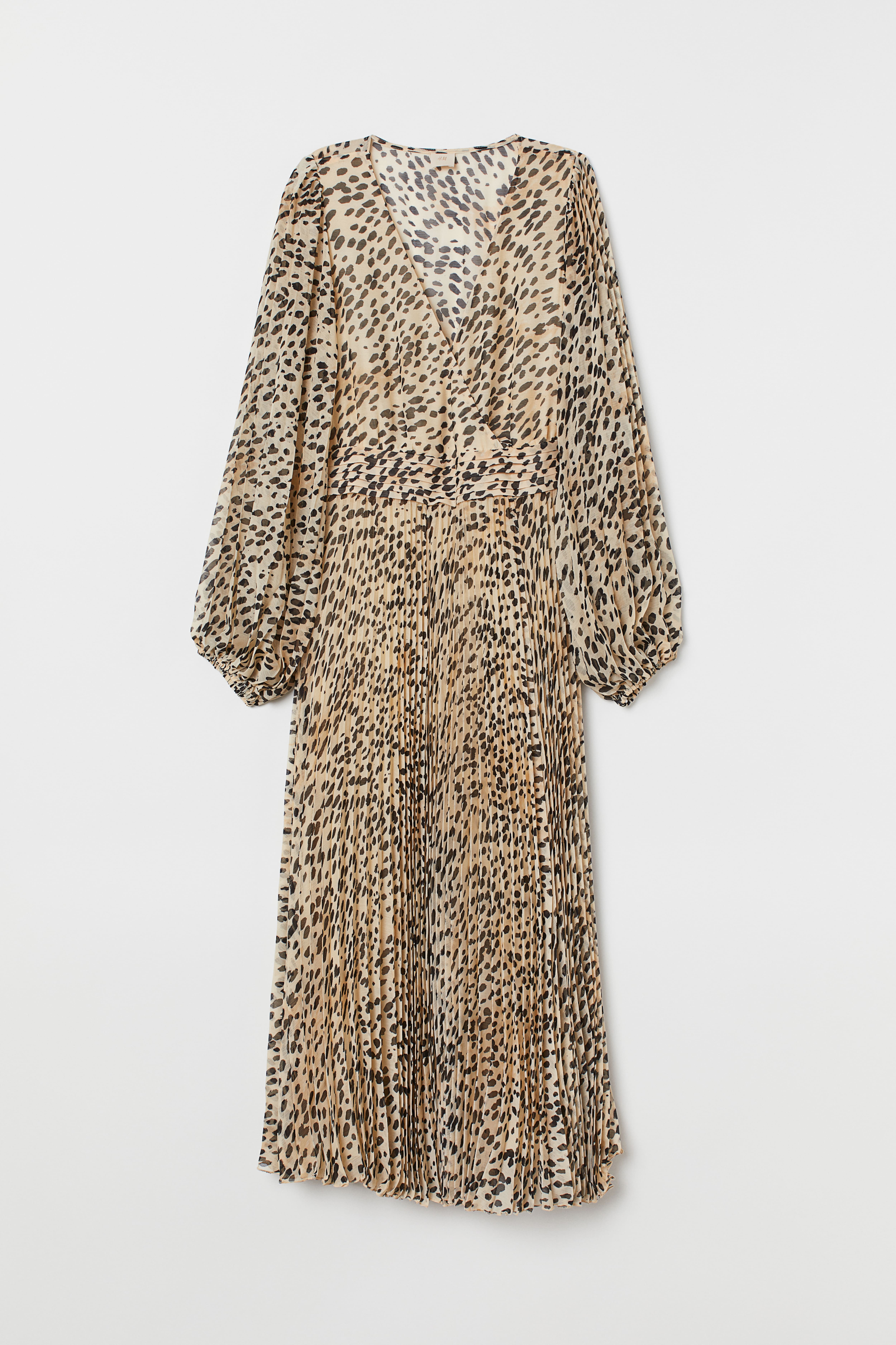 Vestido h&m animal orders print