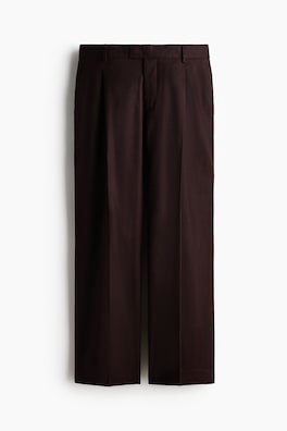 Dressad byxa i linmix Relaxed Fit