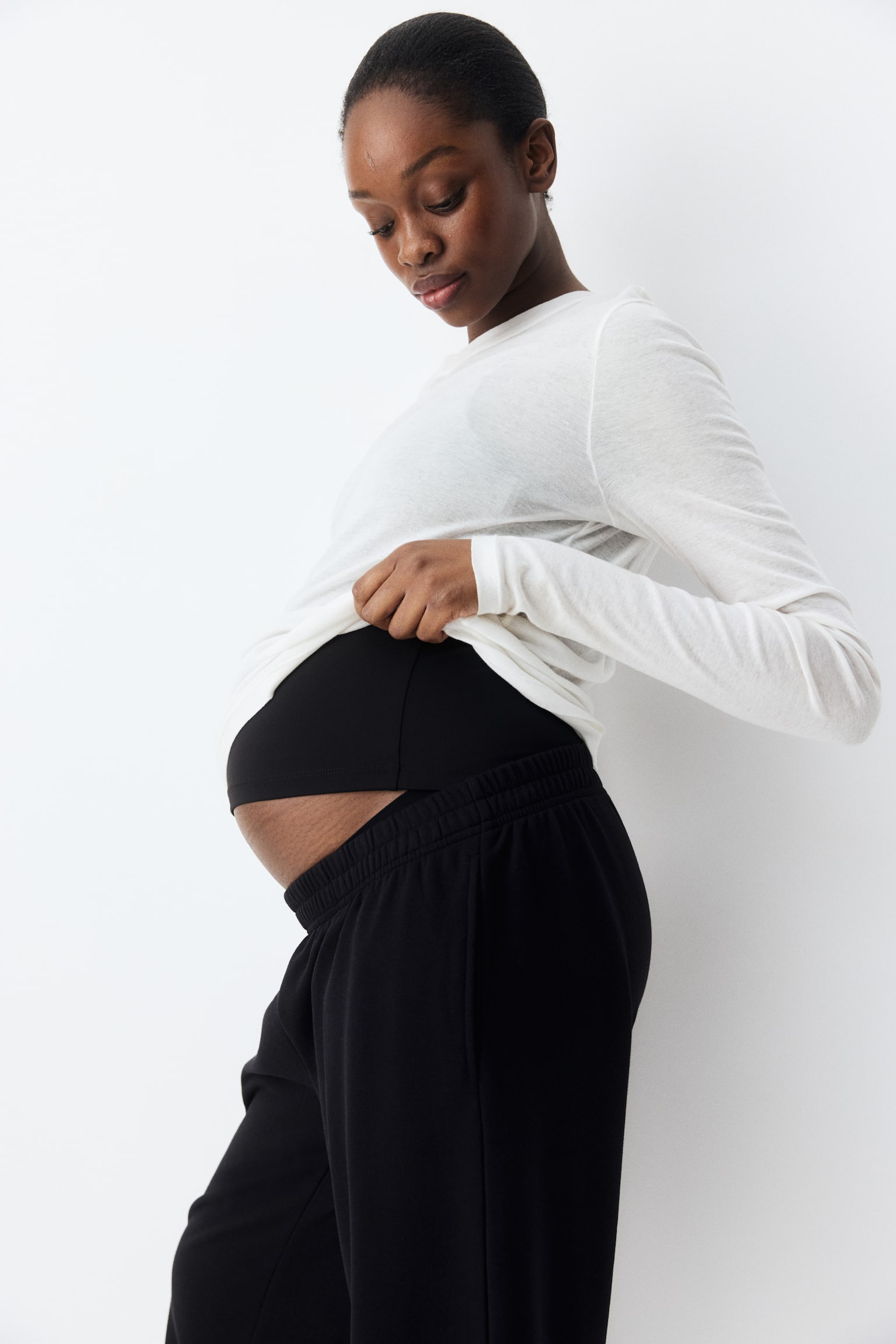 MAMA Sweatpants - Black/Grey marl - 5