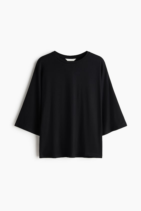 Женские топы H&M Batwing-Sleeved Viscose Top