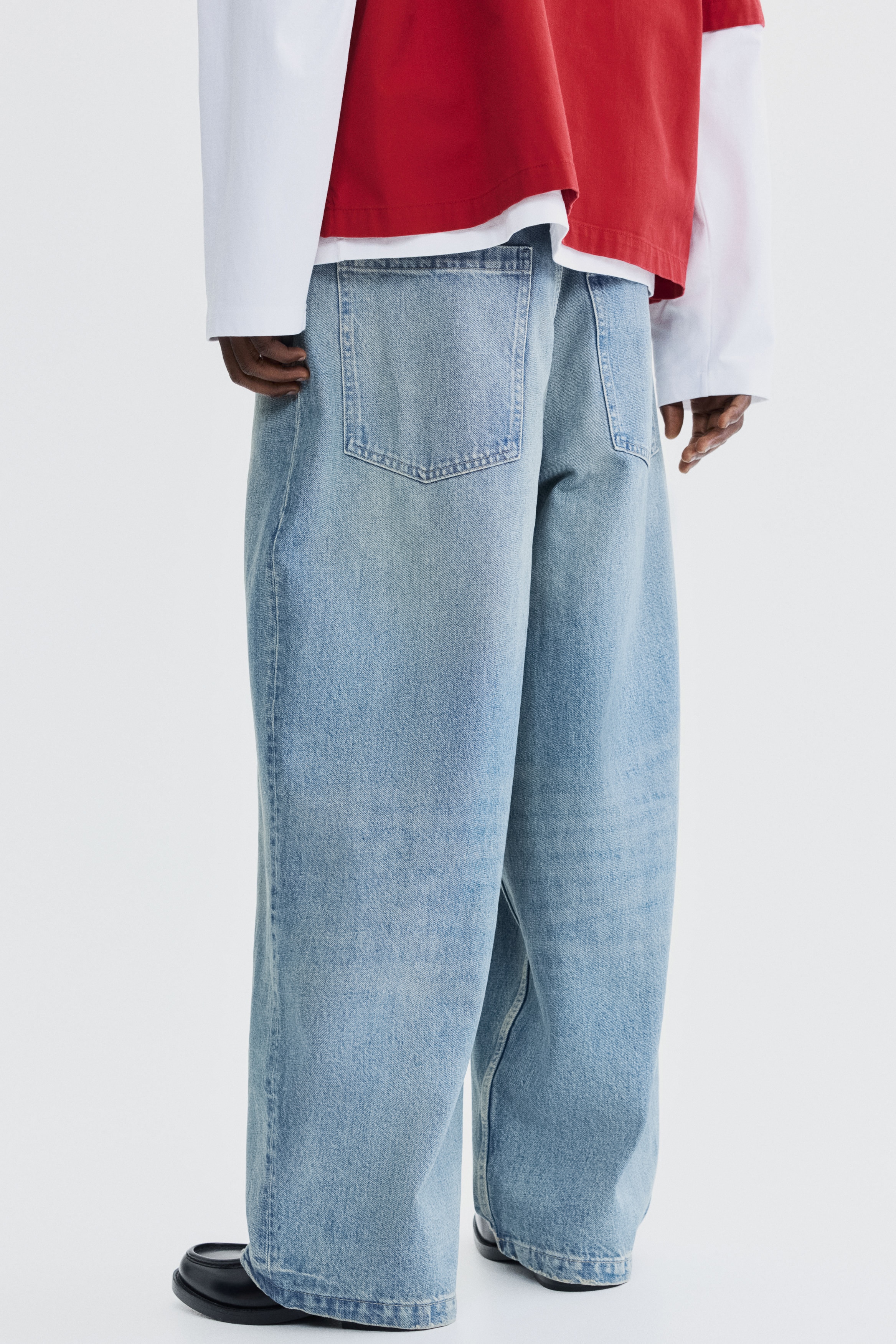 スーパーバギーデニム - デニムブルー - Men | H&M JP