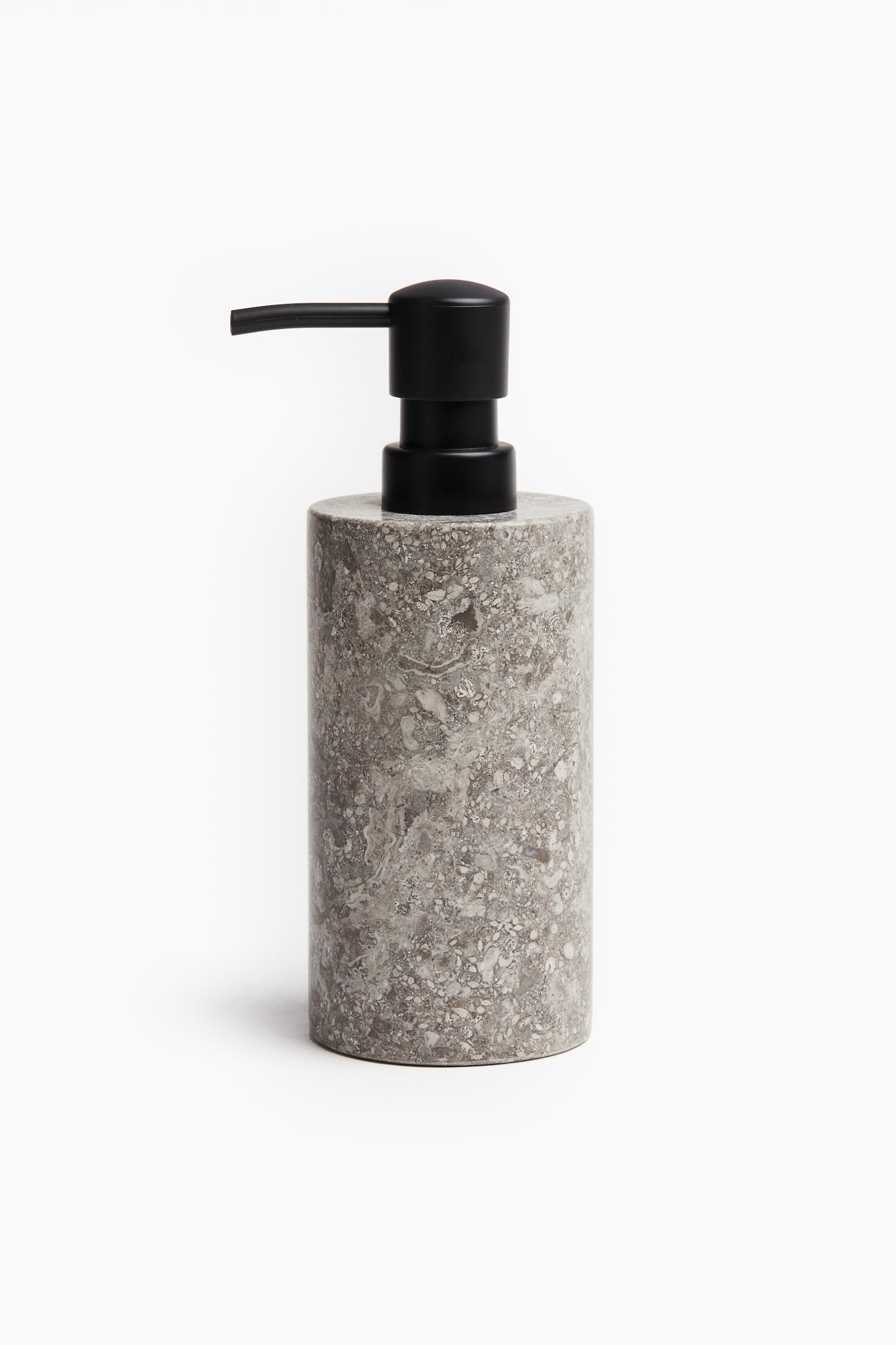 Marble soap dispenser - Grey/Marbled/Light beige - 1