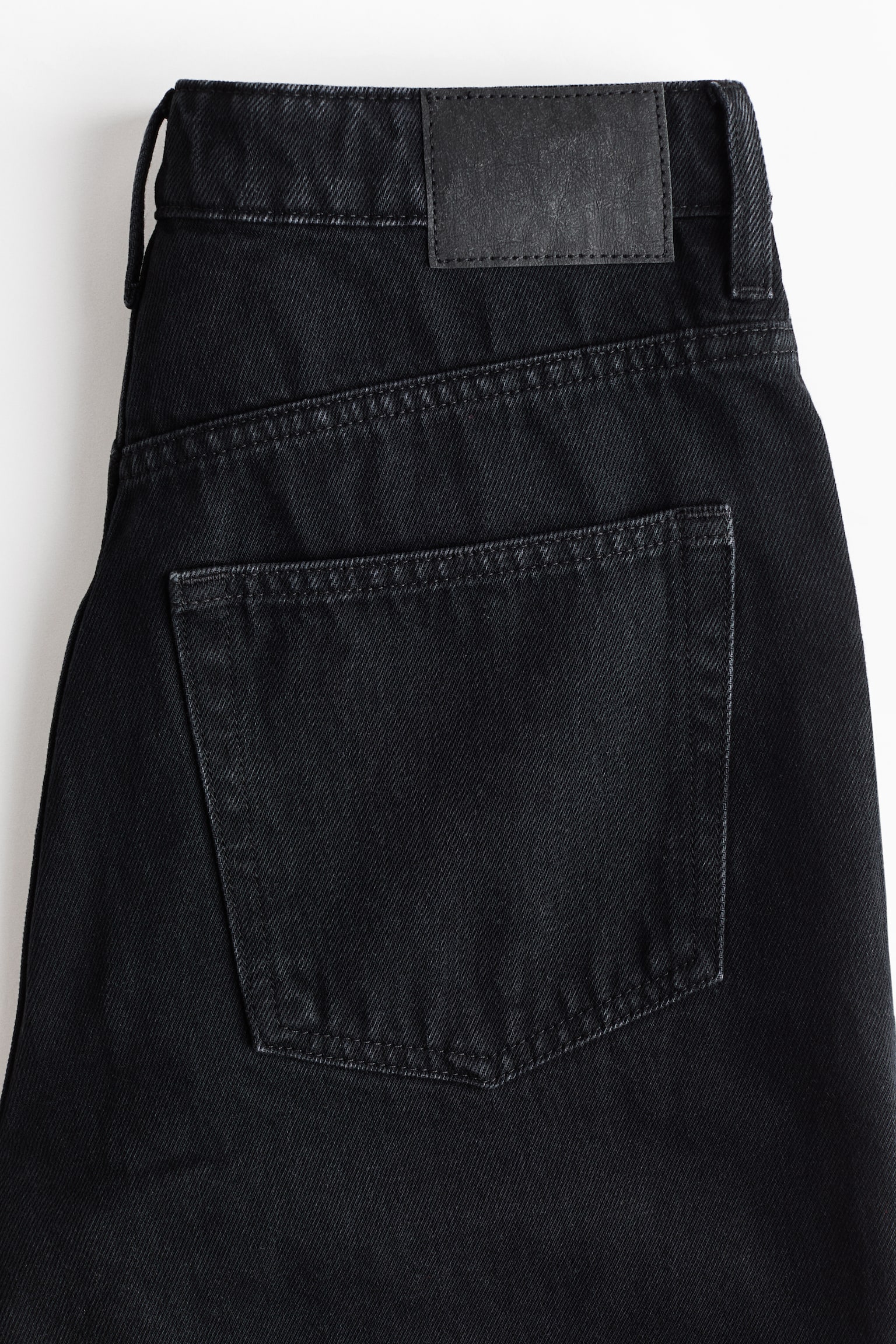 Straight High Waist Ankle Jeans - Spraná čierna/Béžová/Džínsovomodrá - 7