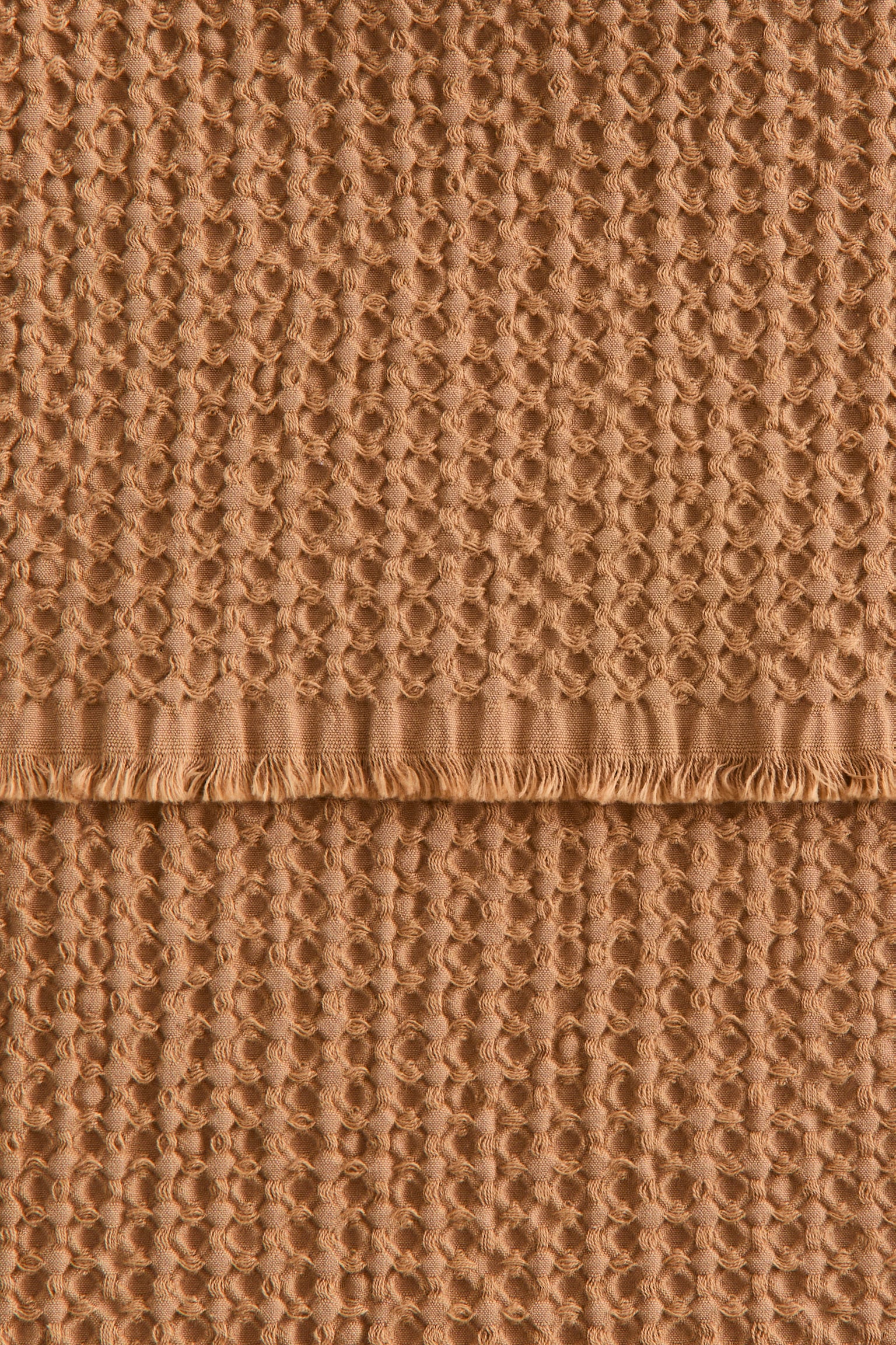 Вафельний рушник для гостей - Темно-бежевий/Світло-жовтий/Білий/Пудрово-рожевий - 3