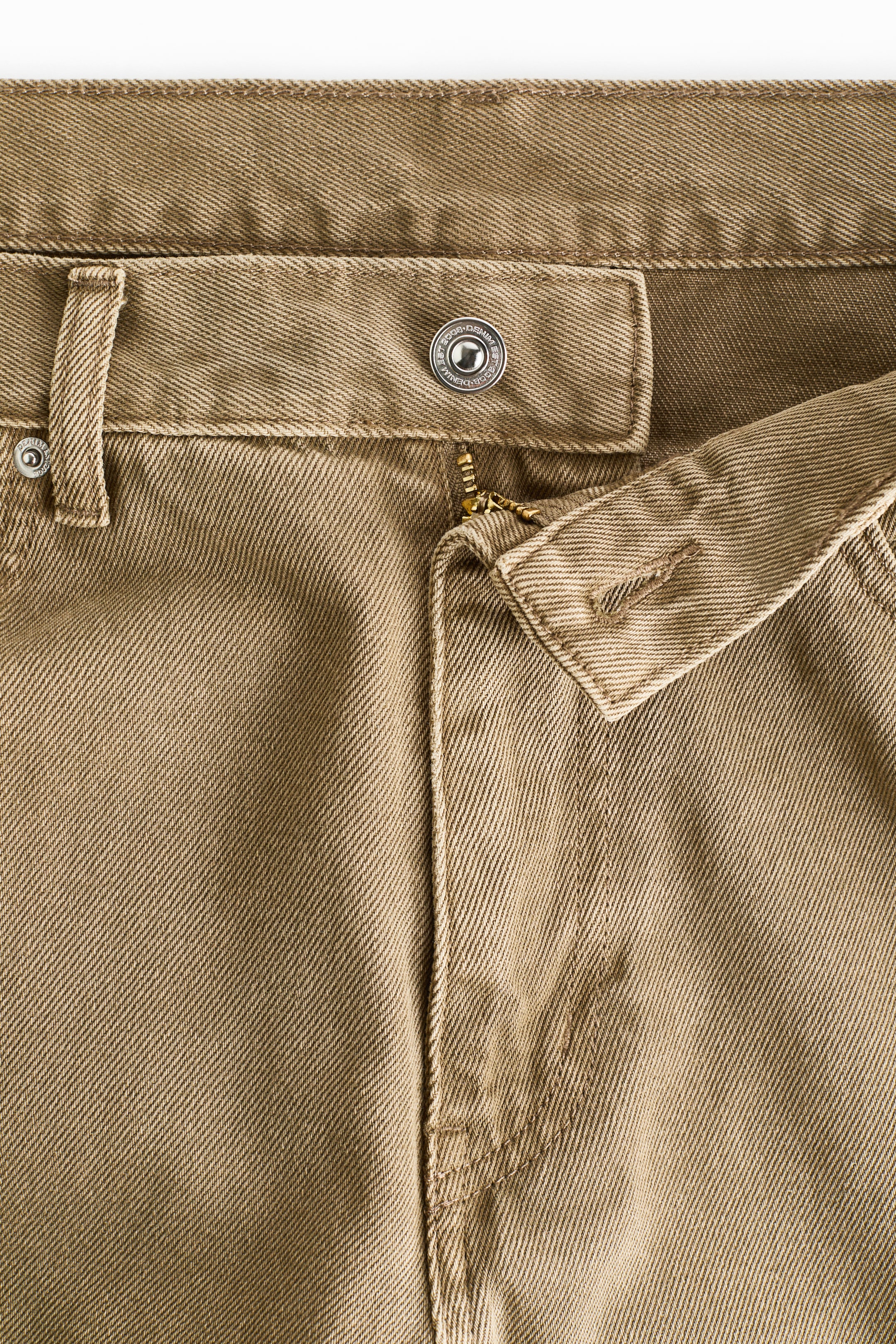 Jean ample taille classique jambes tonneau