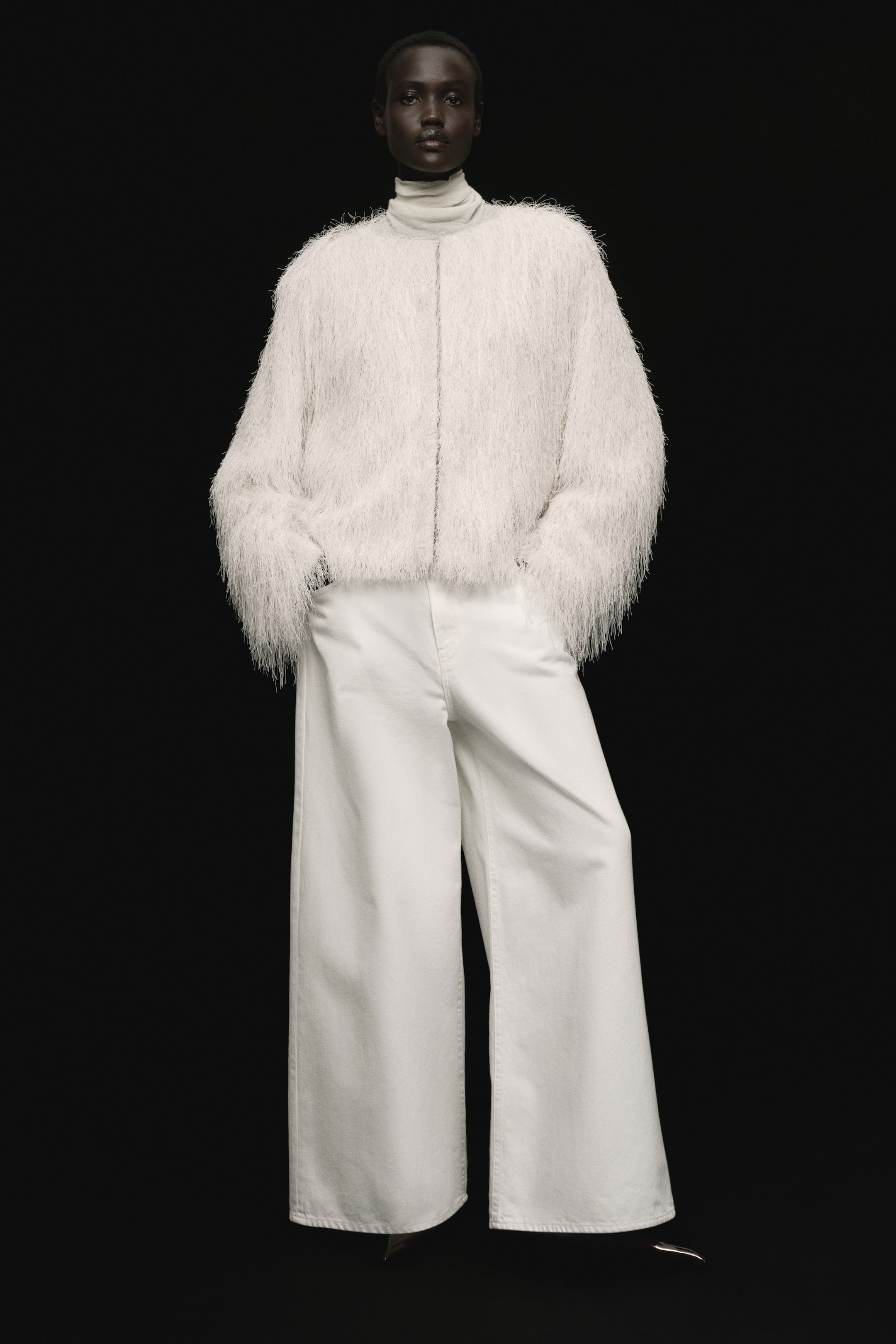 Büyük resmi görüntüle: Püsküllü Ceket - Krem - KADIN | H&M TR 2