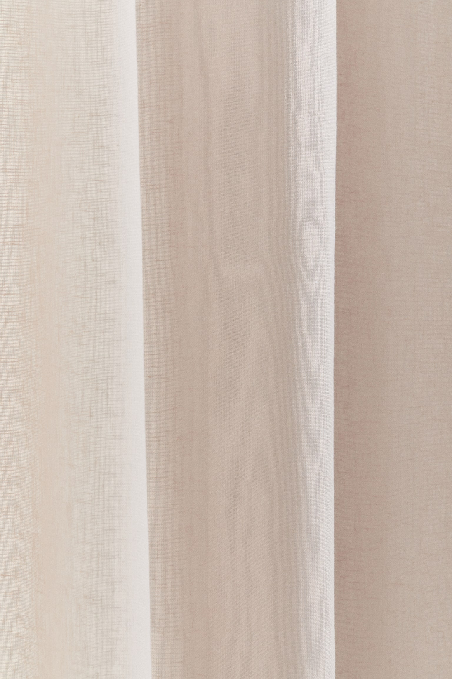 2-pack linen-blend curtains - Light greige/Light brick red/White/Light khaki green/Brown/Yellow - 6