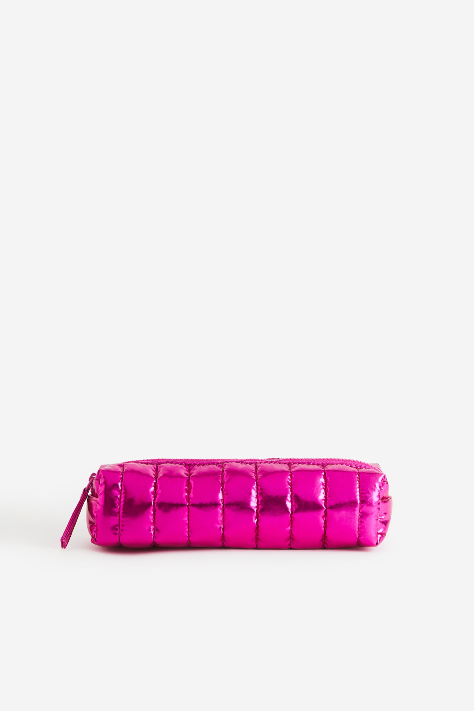 Quilted Pencil Case - Bright pink - 1