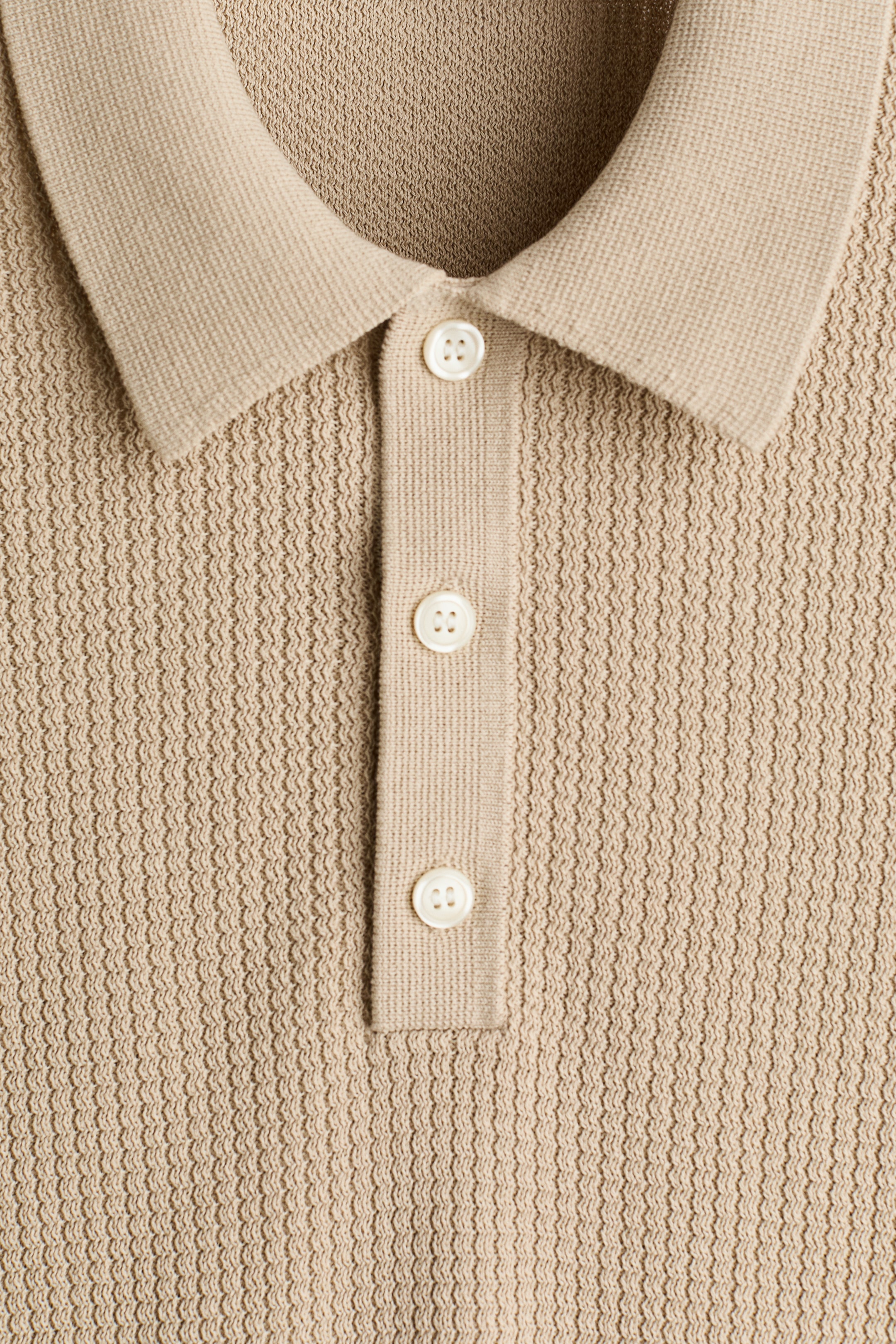 View larger image: Regular Fit Polo shirt - Beige - Men | H&M IN 6