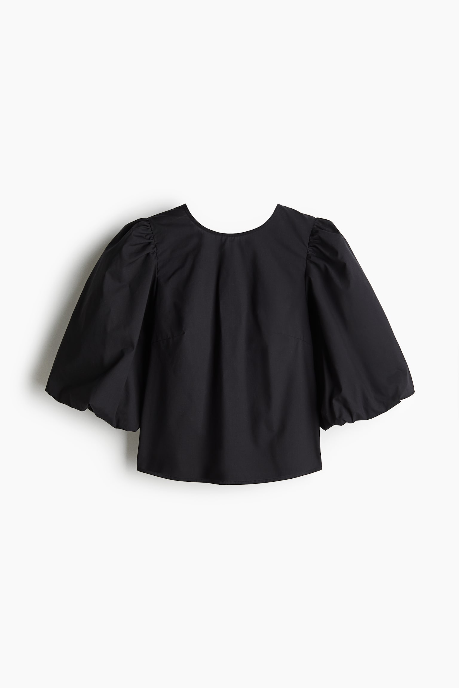 Lyocell-blend tie-detail blouse - Black/Light pink - 2