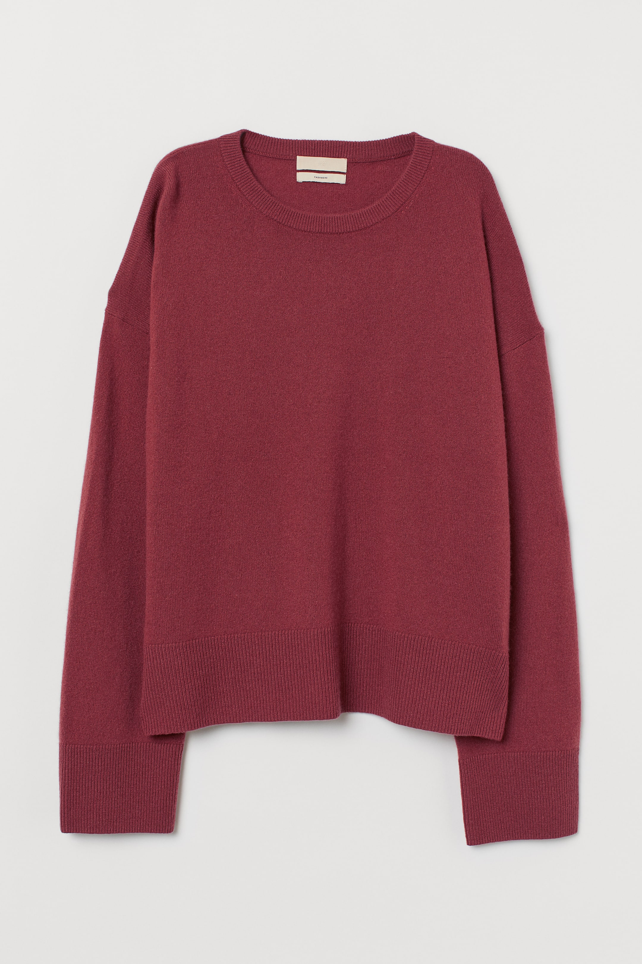 Agrandir l'image: Pull en cachemire - Rouge marsala - FEMME | H&M FR 1