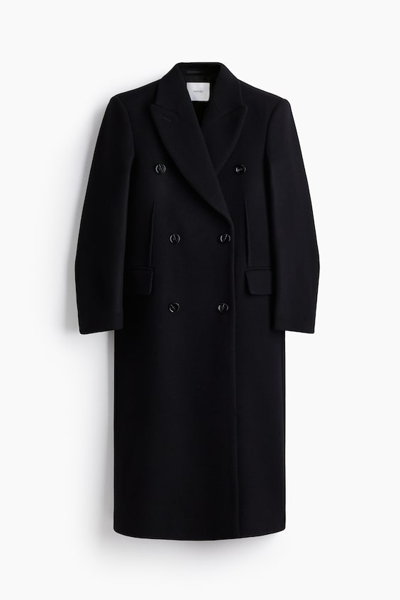 Женские куртки H&M Long Wool Coat