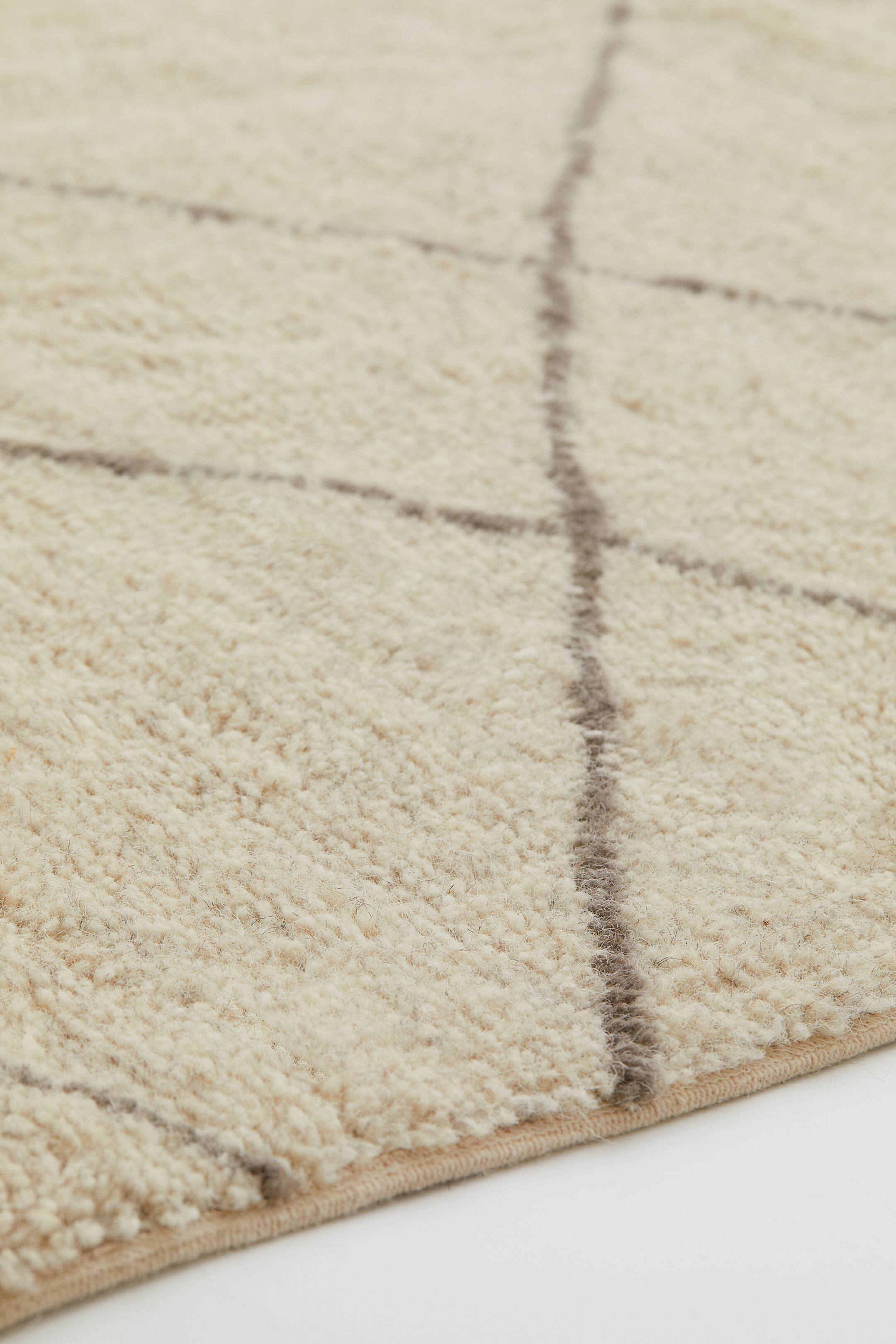 Büyük resmi görüntüle: Yün Karışımlı Büyük Kilim - Açık bej/Desenli - Home All | H&M TR 4