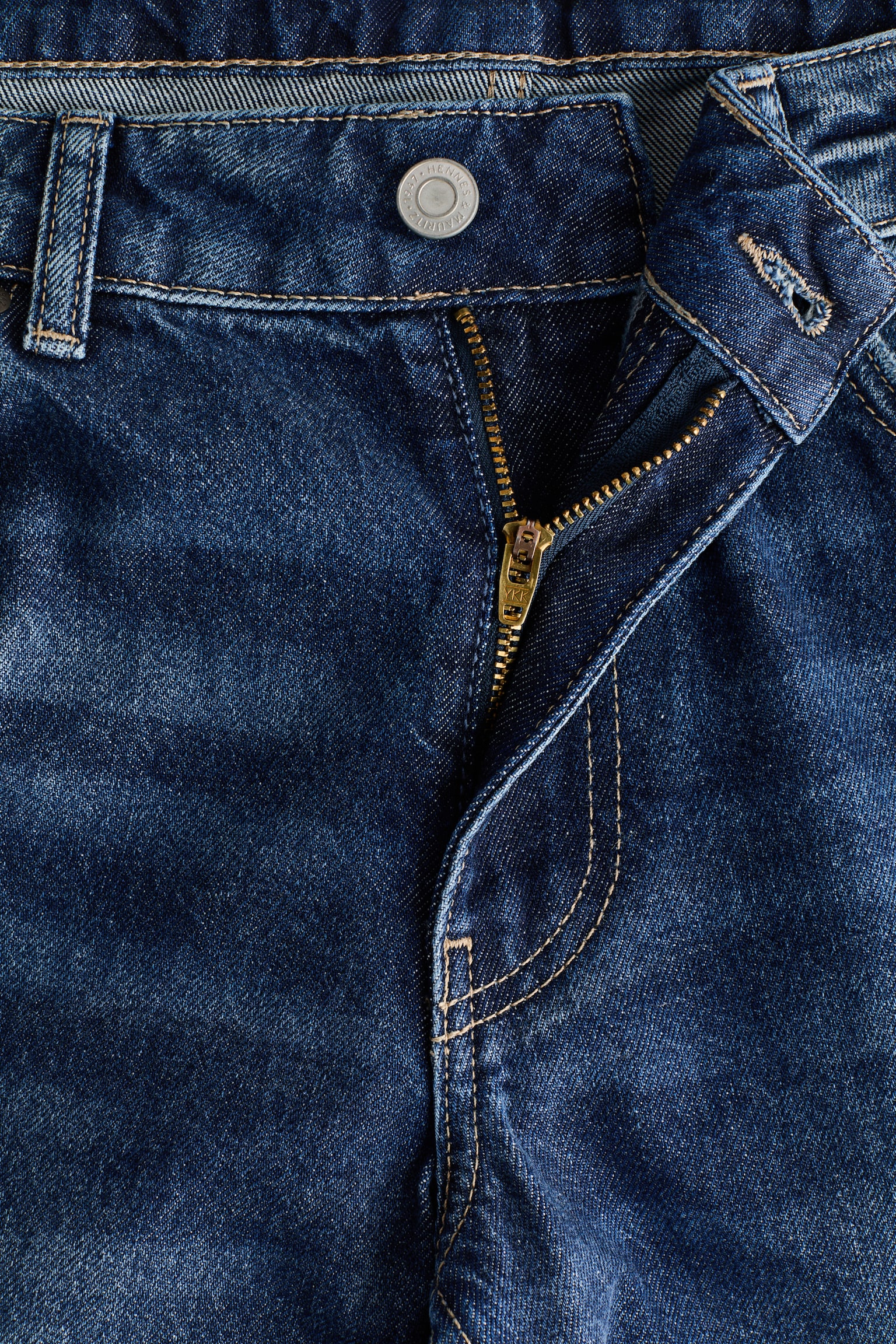 Baggy Low Waist Jeans - Bleu denim foncé/Noir denim - 2