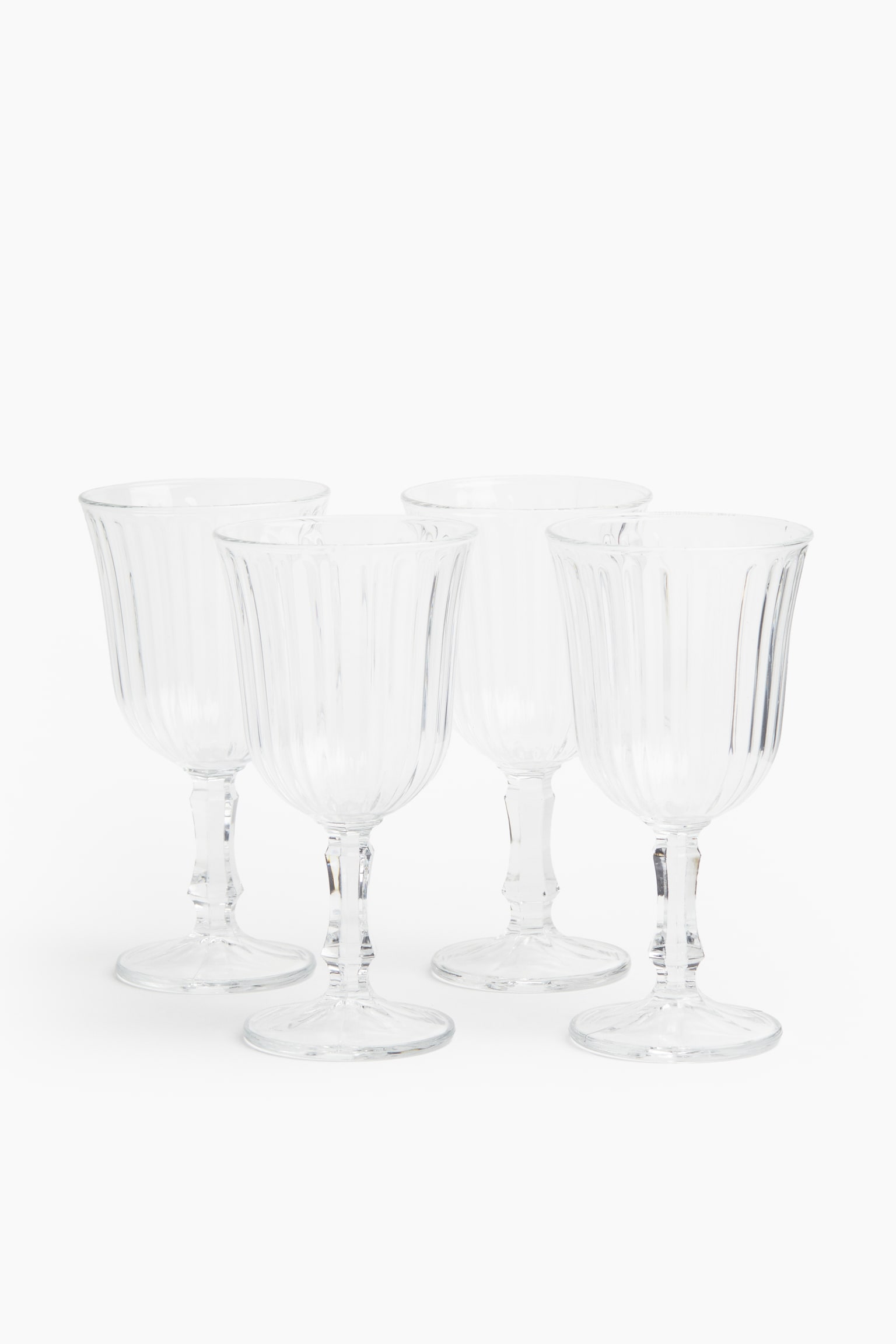 4-pack wine glasses - Transparent