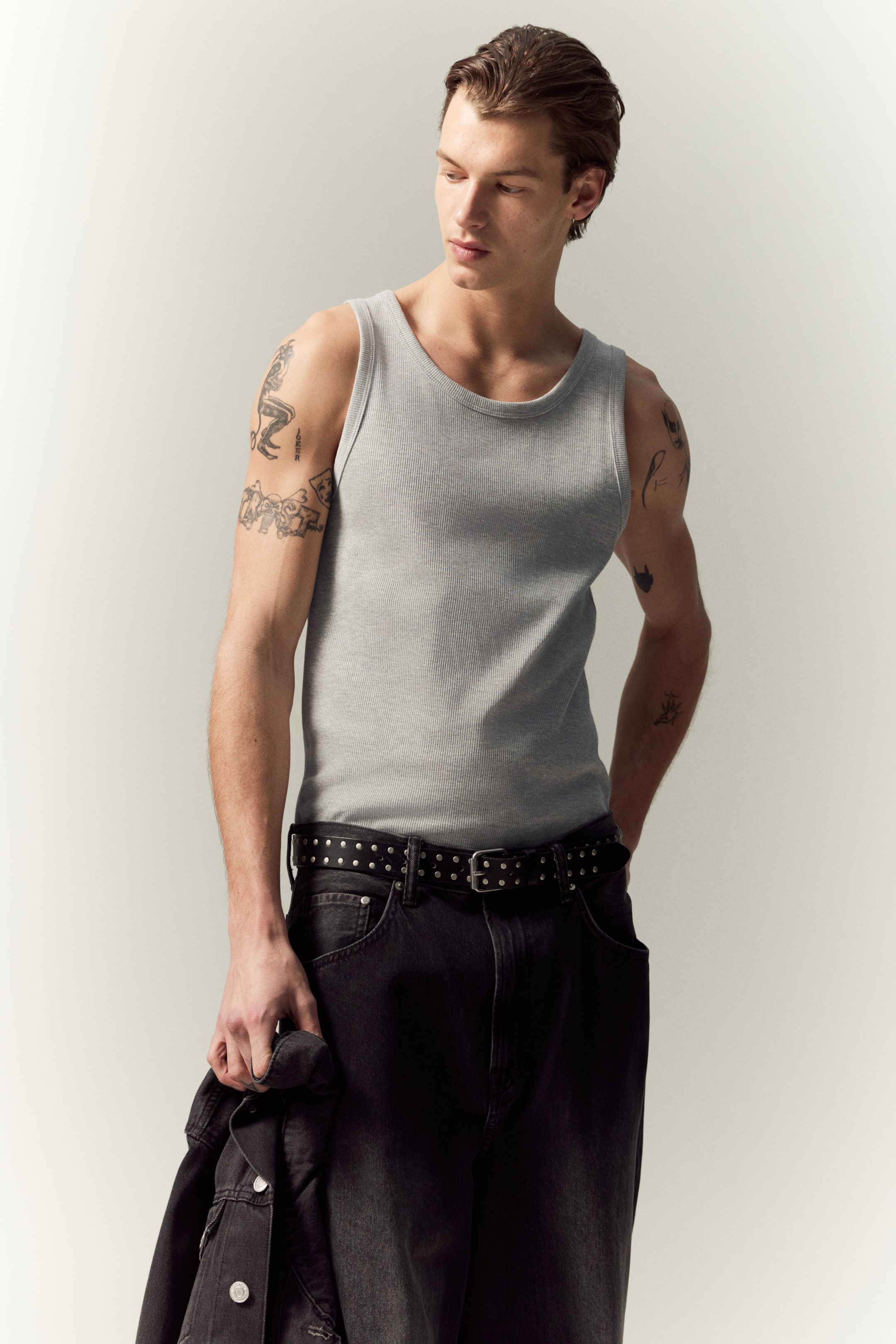 Slim Fit Ribbed Tank Top