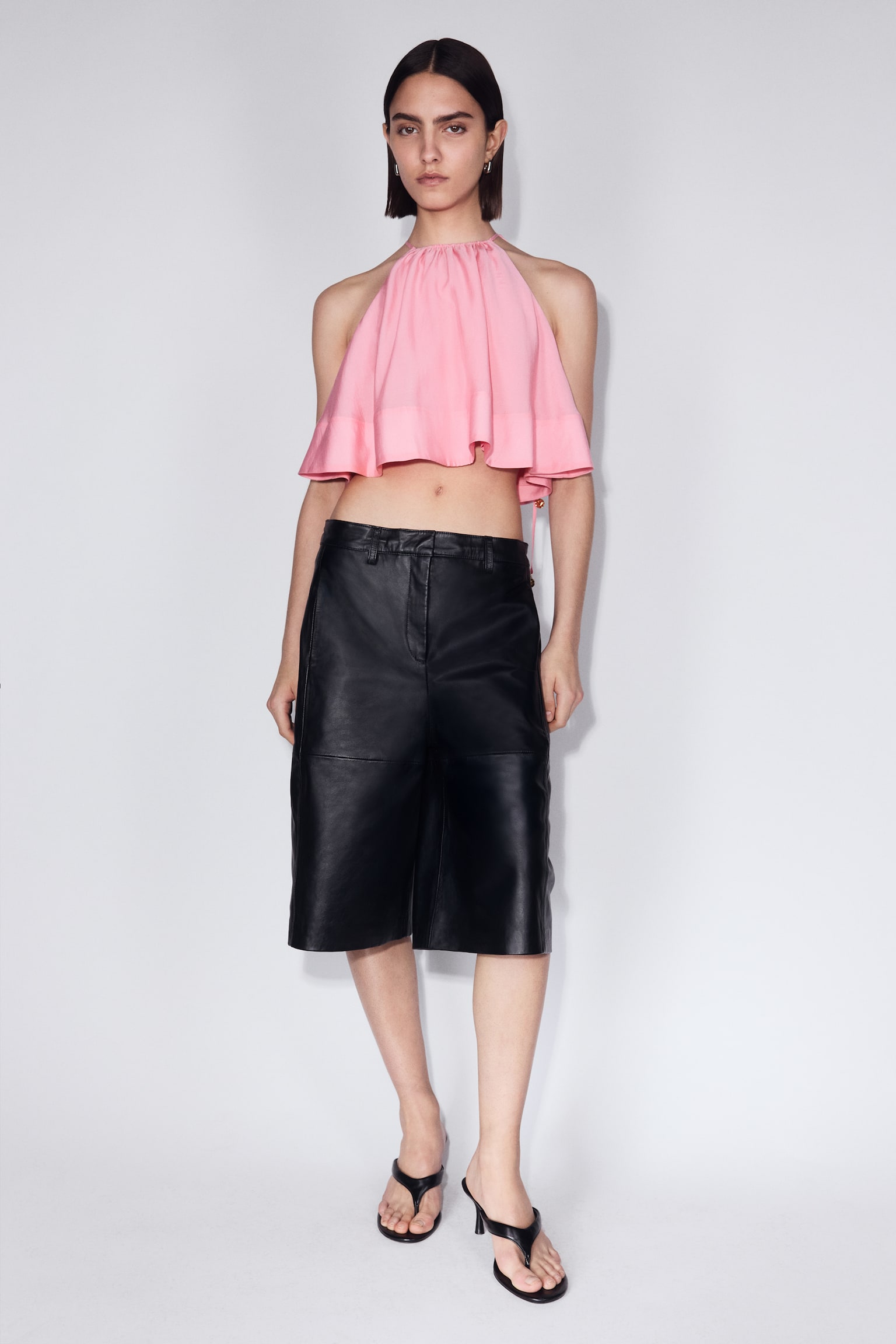 Oversized A-line top - Pink - 1