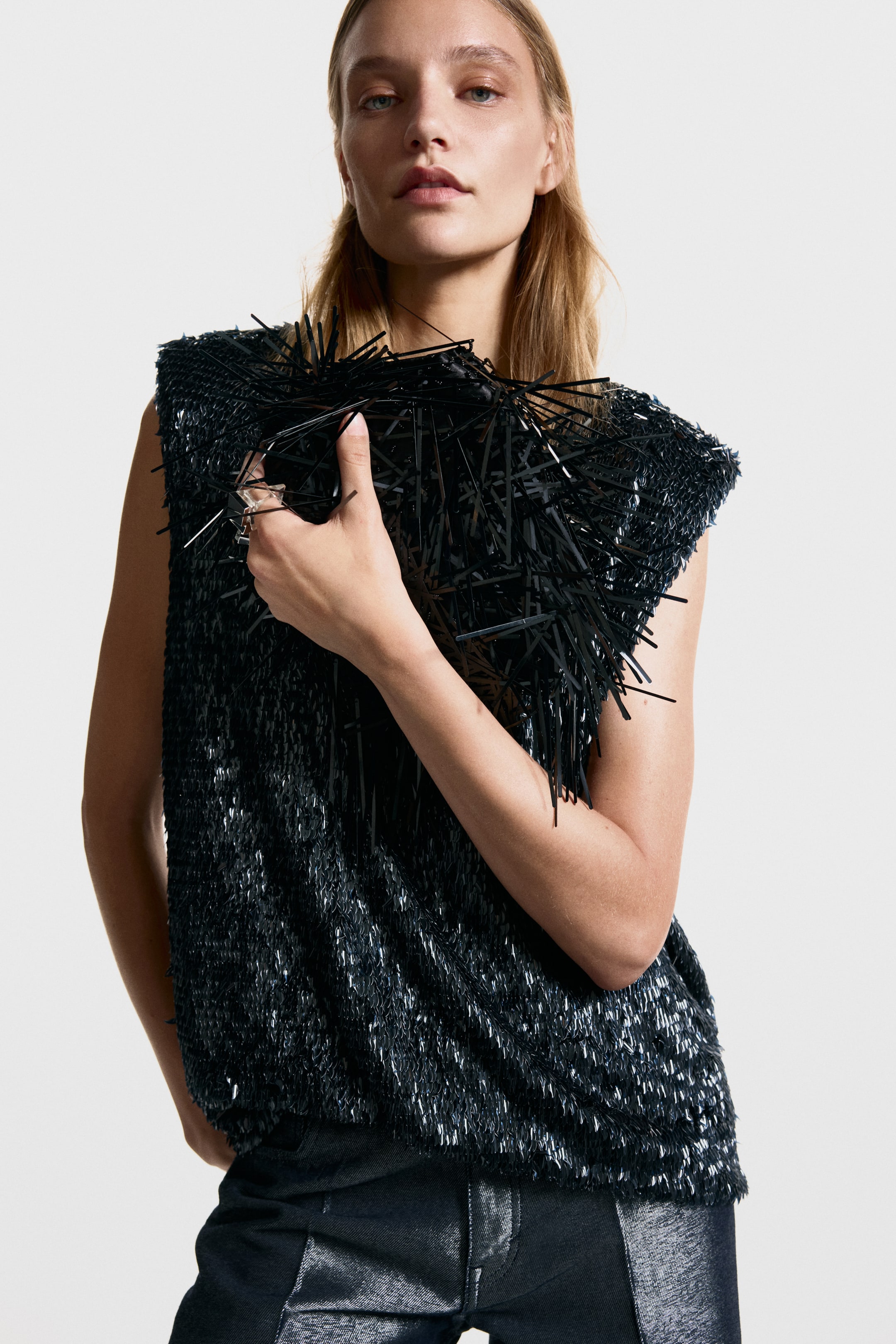 View larger image: Embellished clutch - Black - Ladies | H&M GB 2